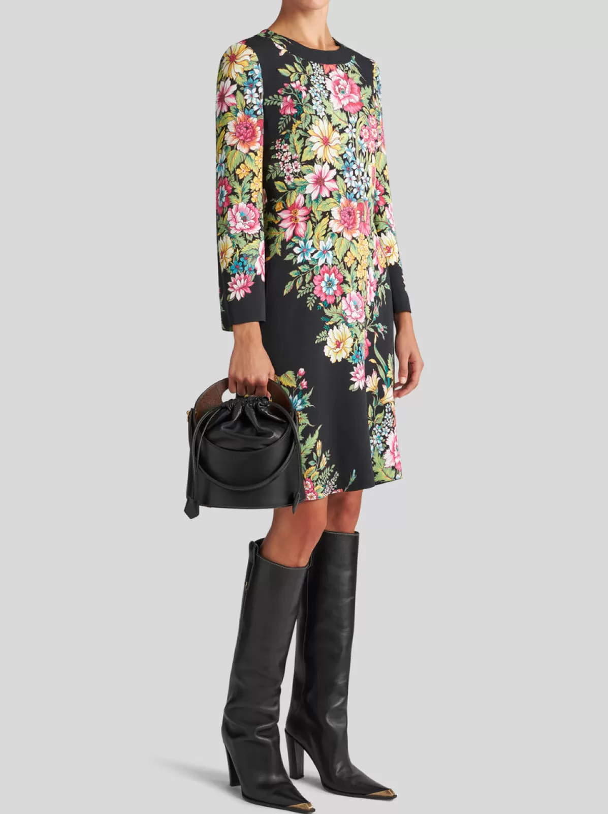 Donna Etro Abito Con Stampa Bouquet | Donna | |