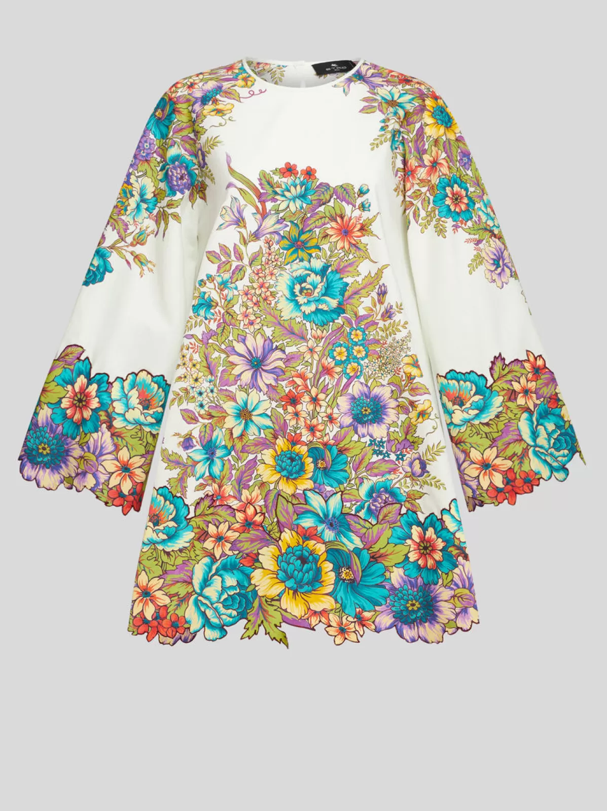 Donna Etro Abito Corto Con Stampa Bouquet | Donna | |