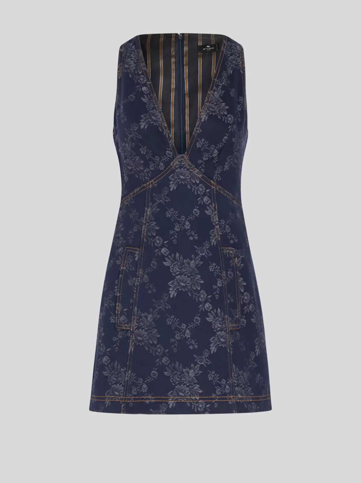 Donna Etro ABITO CORTO IN DENIM JACQUARD |