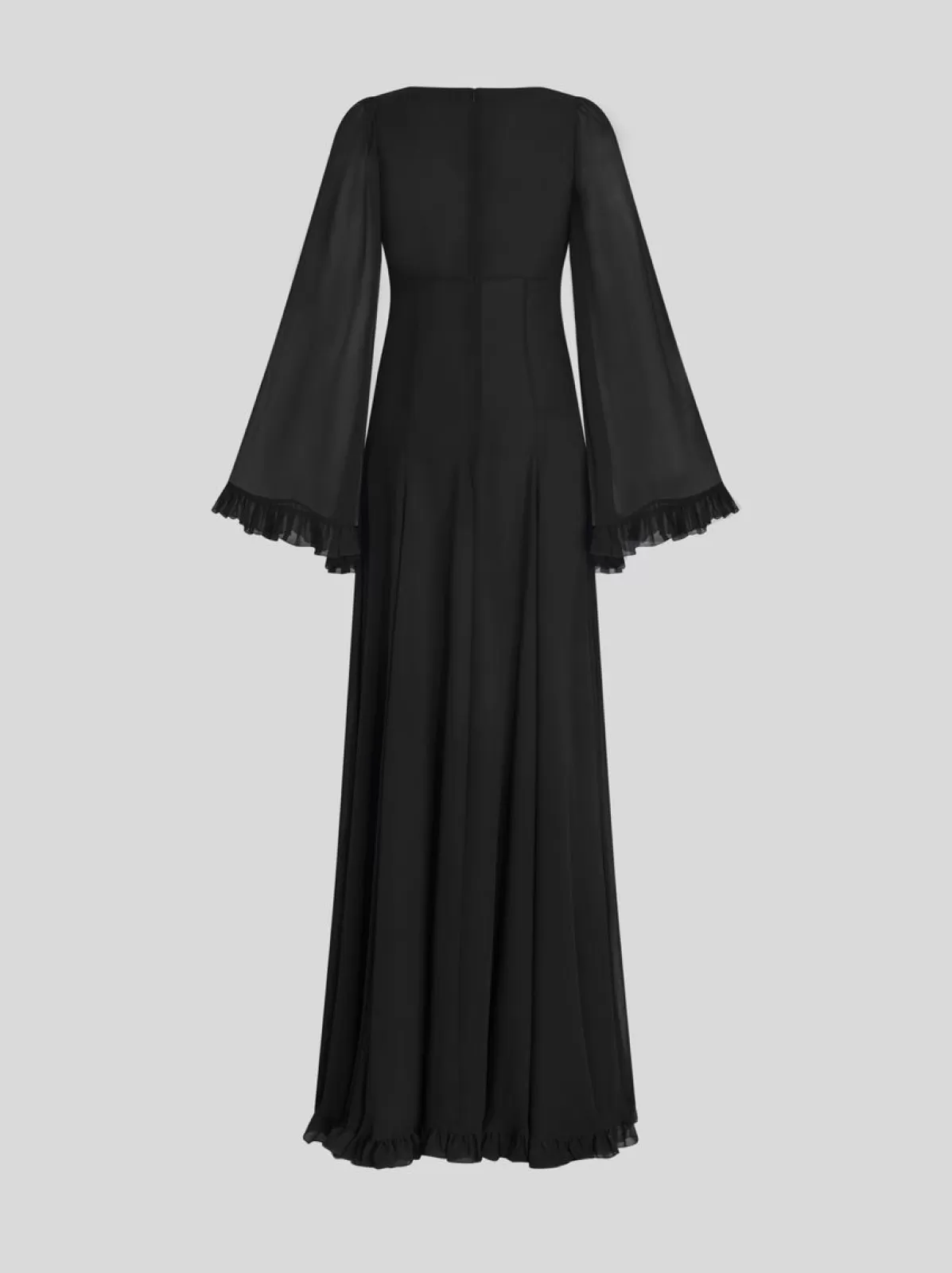 Donna Etro Abito In Georgette Con Ricamo Floreale | Donna | Blu |