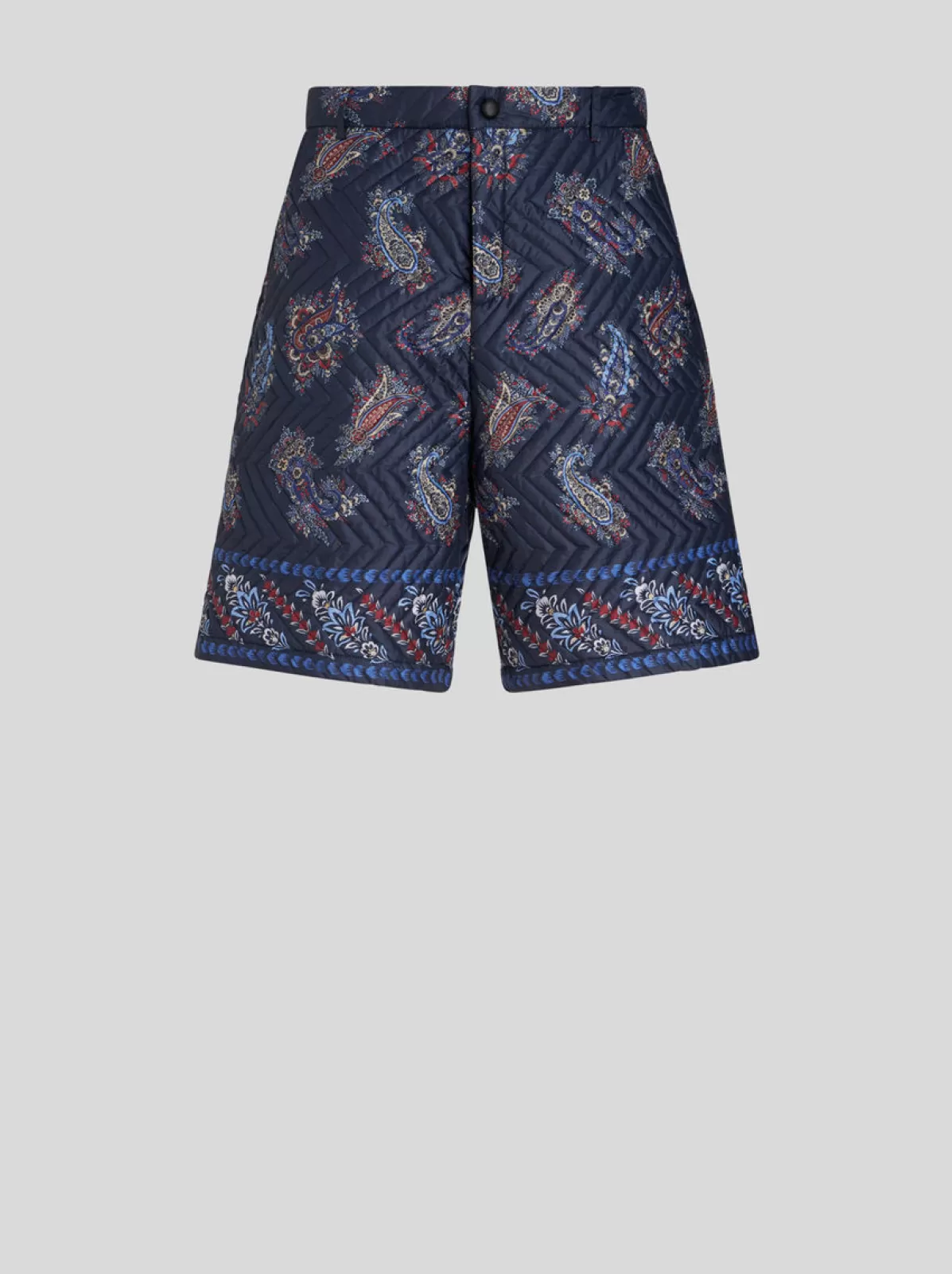 Uomo Etro BERMUDA IN NYLON TRAPUNTATO PAISLEY |