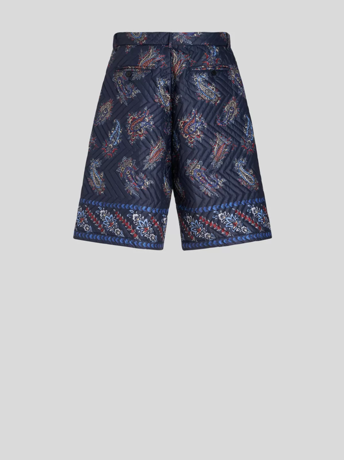 Uomo Etro BERMUDA IN NYLON TRAPUNTATO PAISLEY |