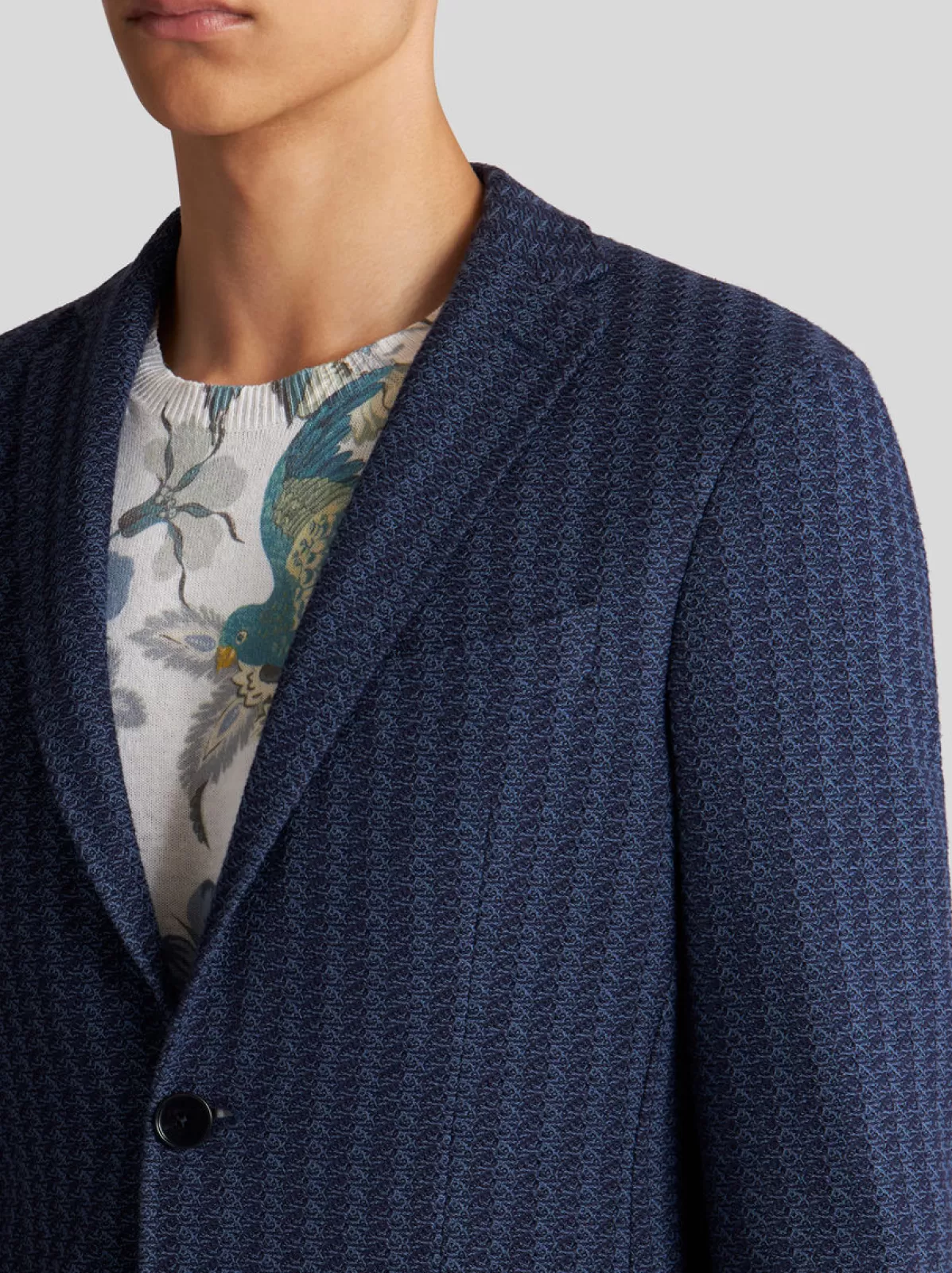 Uomo Etro BLAZER A RIGHE JACQUARD |