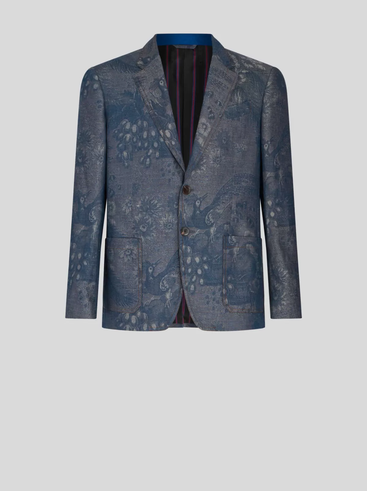 Uomo Etro BLAZER IN DENIM JACQUARD |