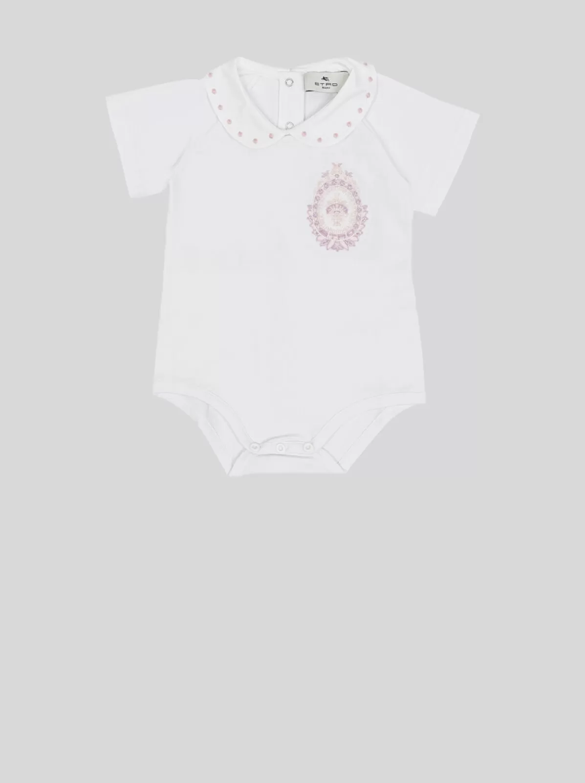 Bambino Etro BODY CON STEMMA RICAMATO |