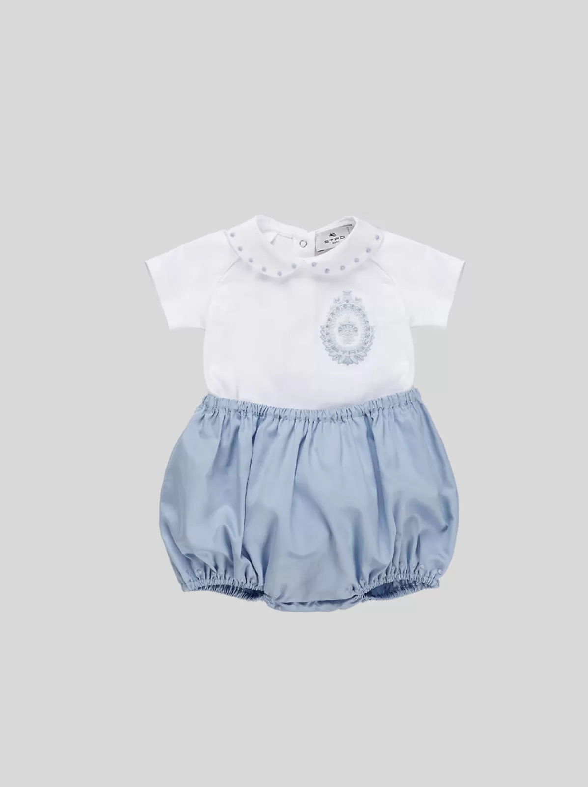 Bambino Etro BODY CON STEMMA RICAMATO |