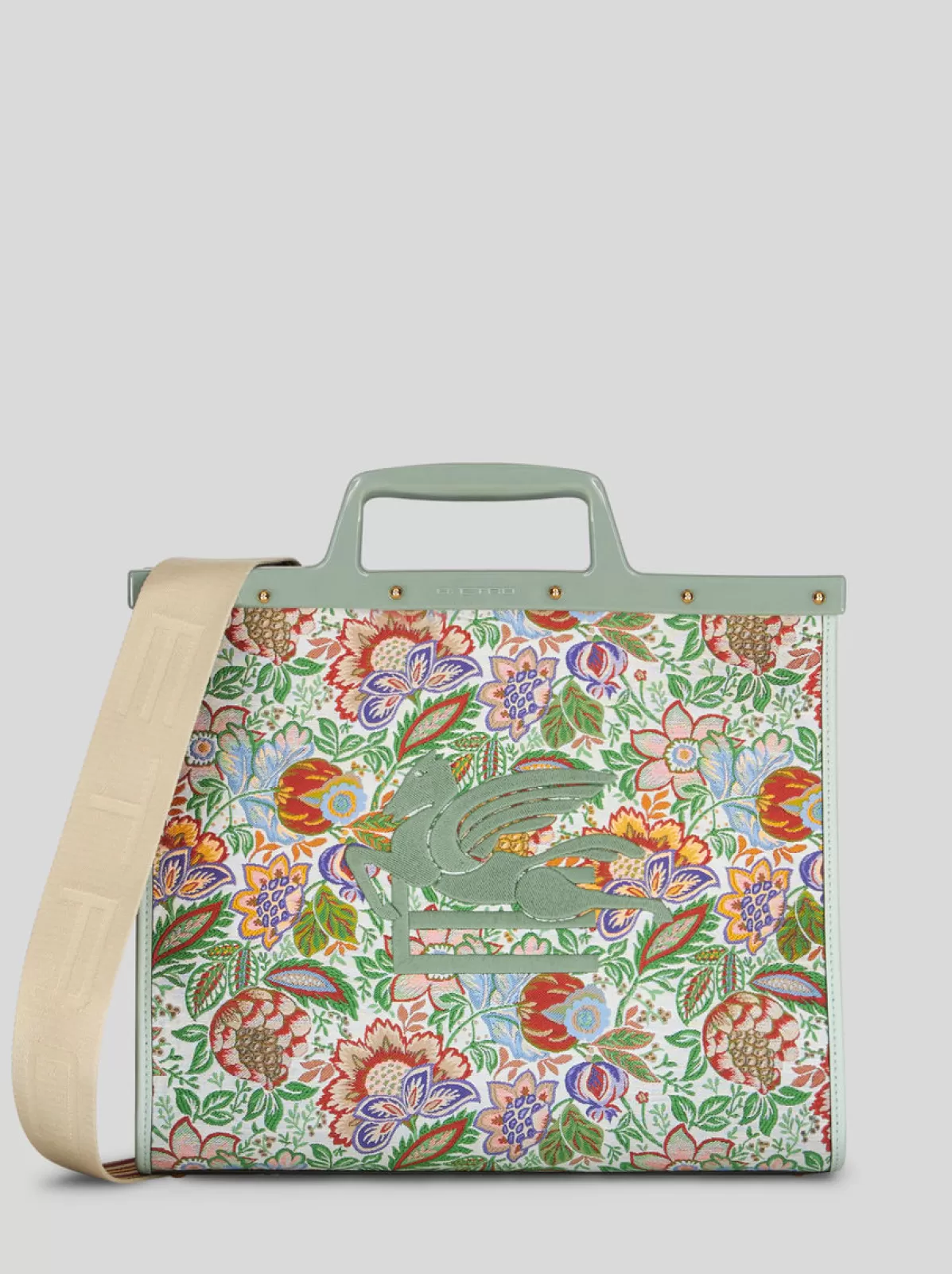 Donna Etro Borsa Love Trotter Grande Floreale Jacquard Da Donna |