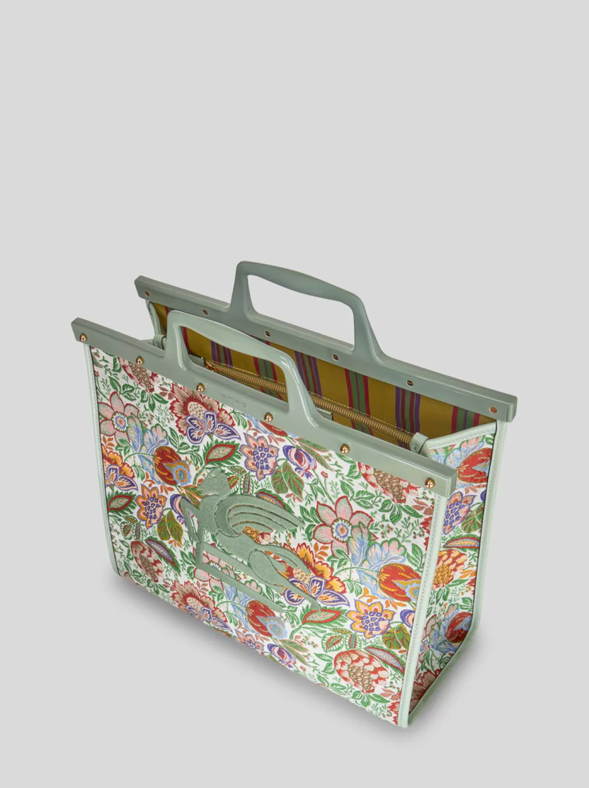 Donna Etro Borsa Love Trotter Grande Floreale Jacquard Da Donna |