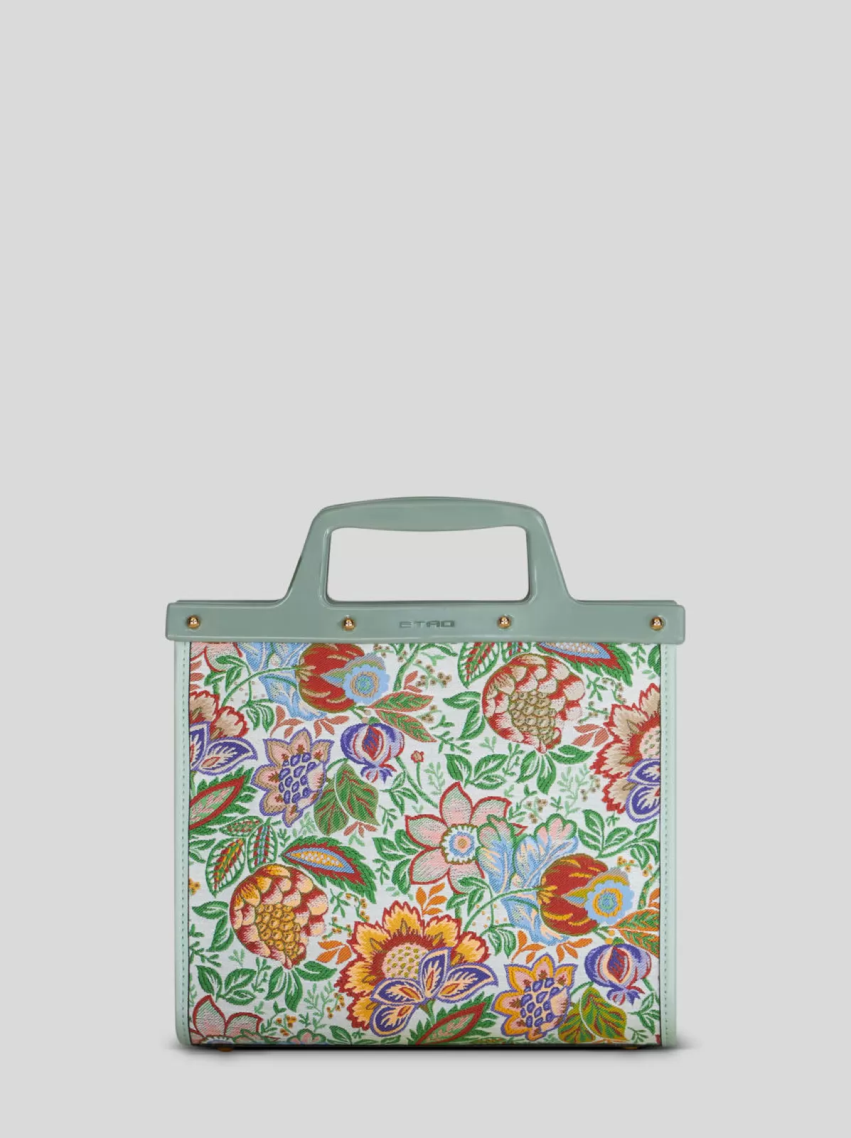 Donna Etro Borsa Love Trotter Media Floreale Jacquard |