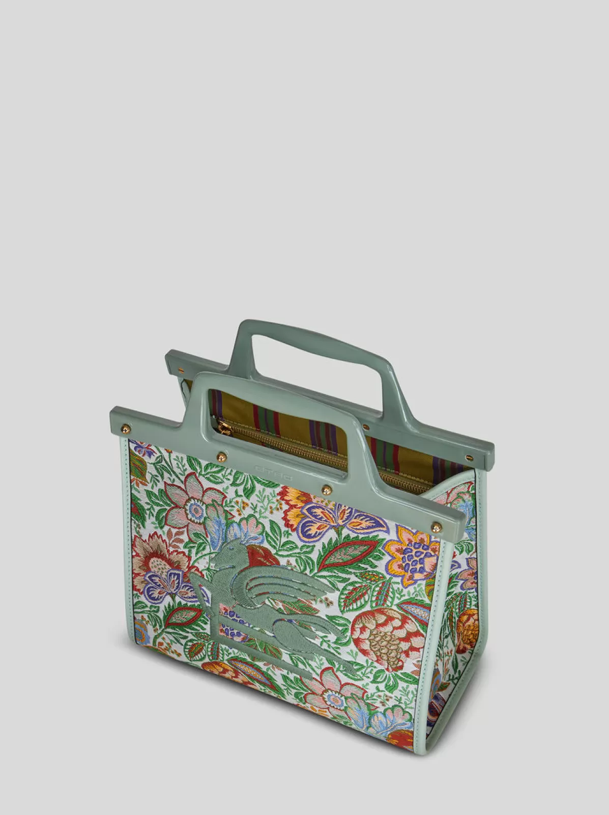 Donna Etro Borsa Love Trotter Media Floreale Jacquard |