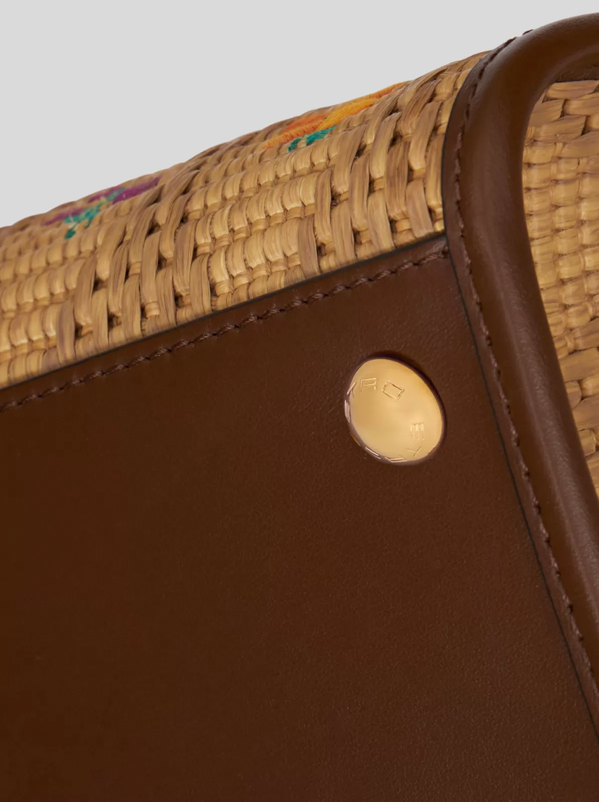 Donna Etro Borsa Nera Love Trotter Media In Rafia Da Donna |