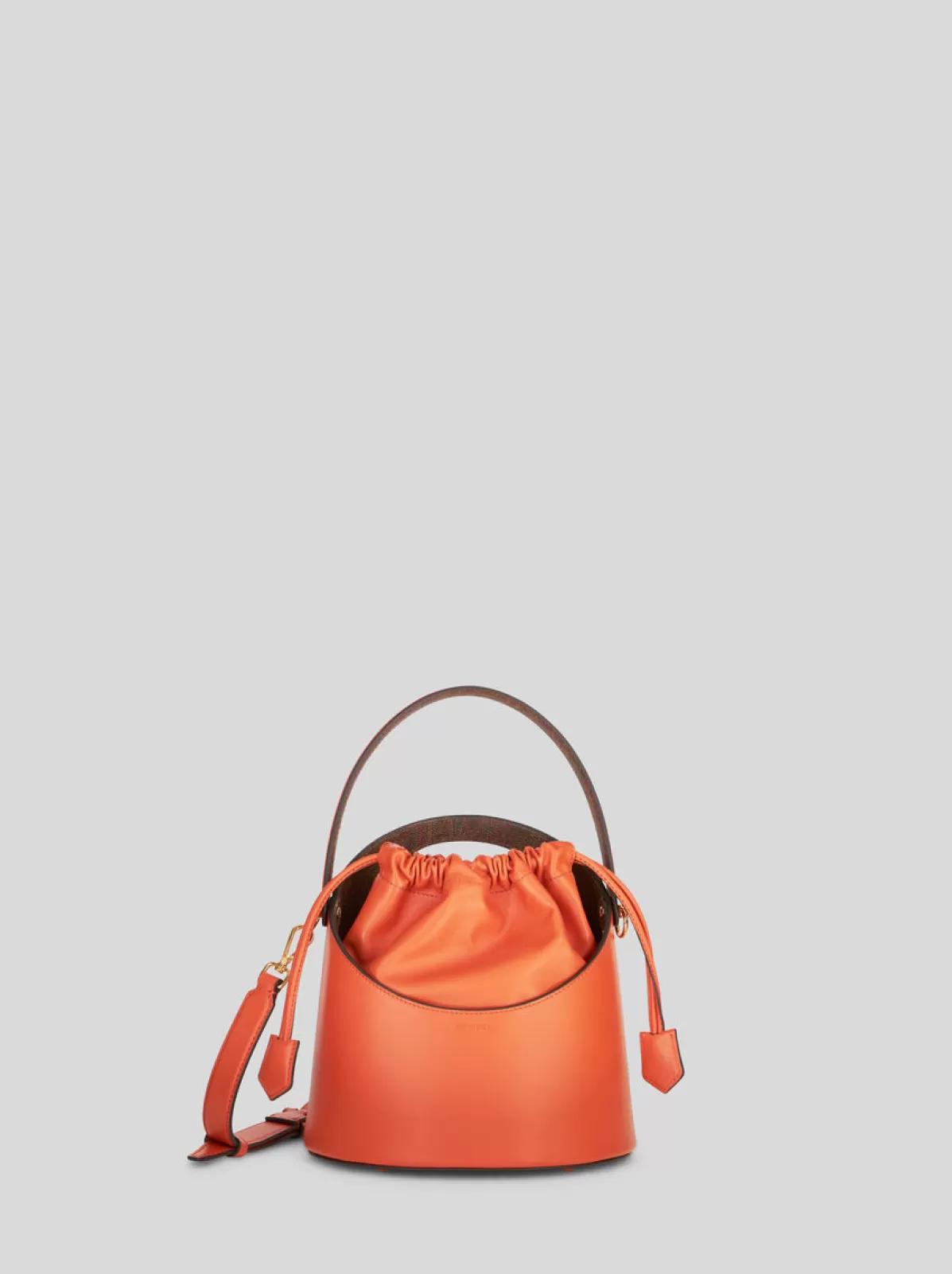 Donna Etro Borsa Saturno In Pelle | Donna | Arancio |