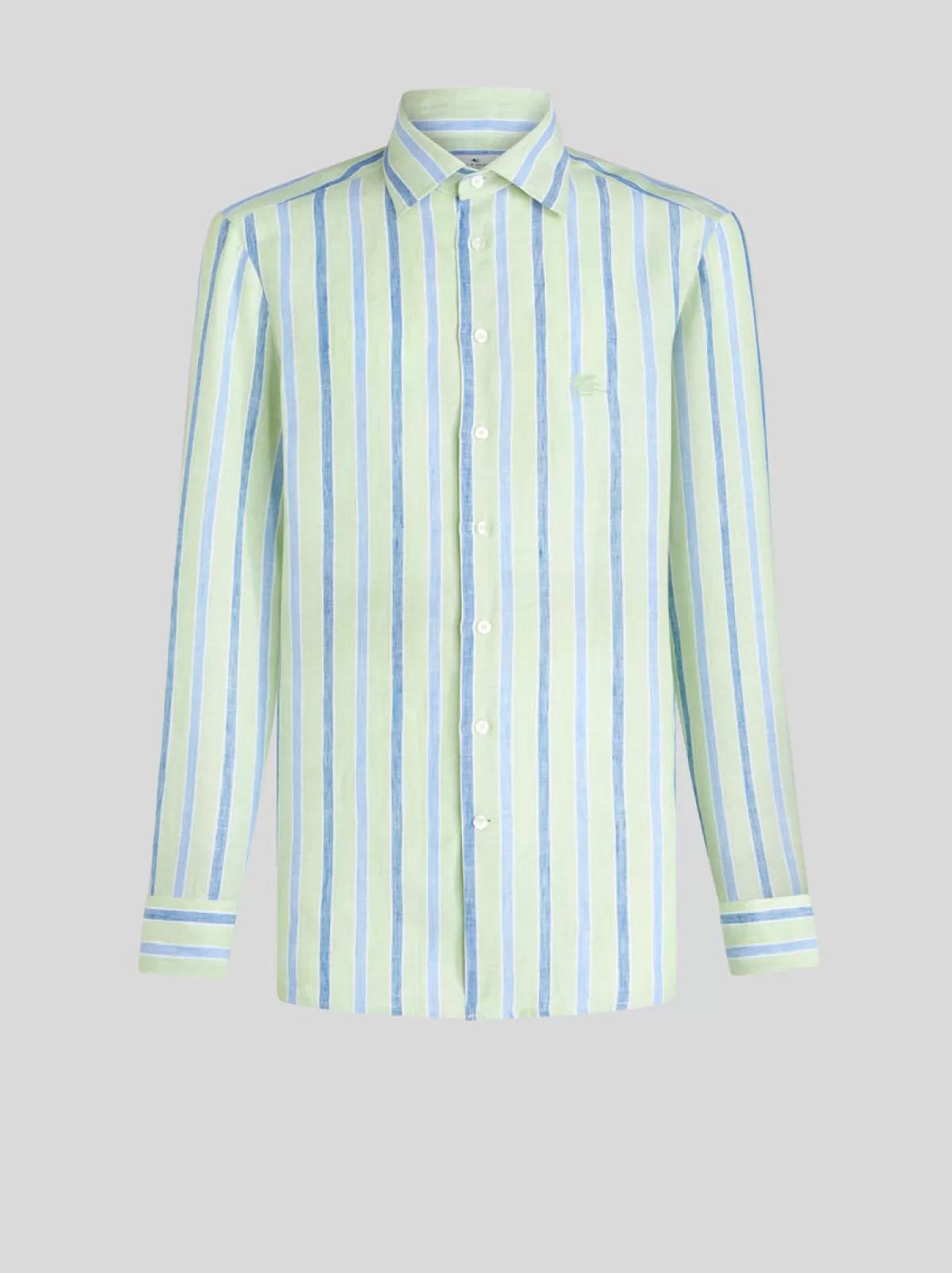 Uomo Etro CAMICIA A RIGHE CON LOGO |