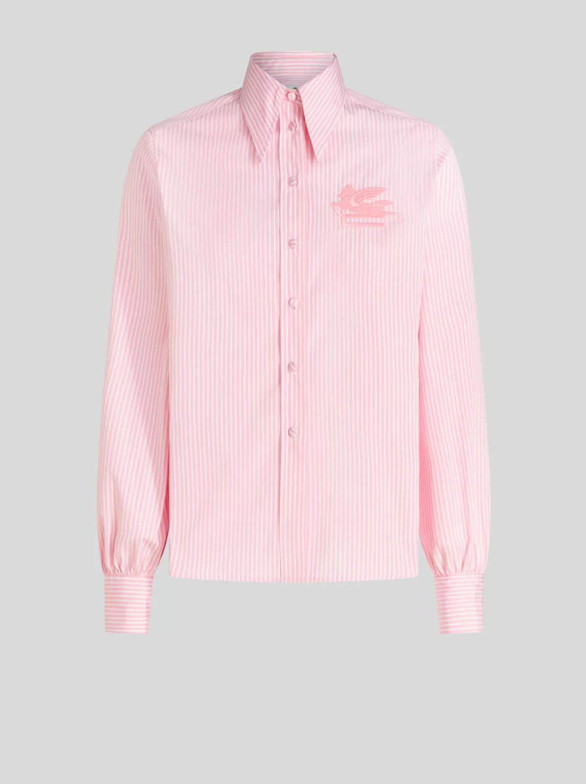 Donna Etro Camicia A Righe Con Logo | Donna | |