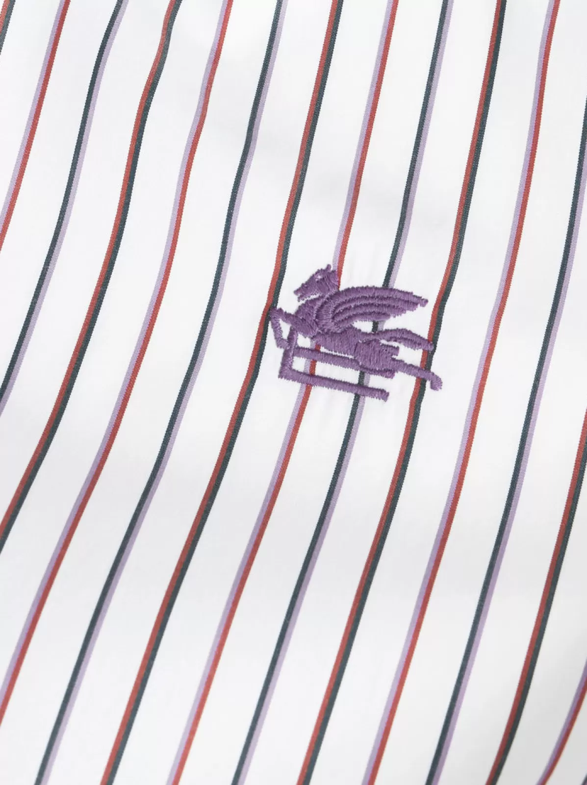 Uomo Etro CAMICIA A RIGHE MULTICOLOR CON LOGO |