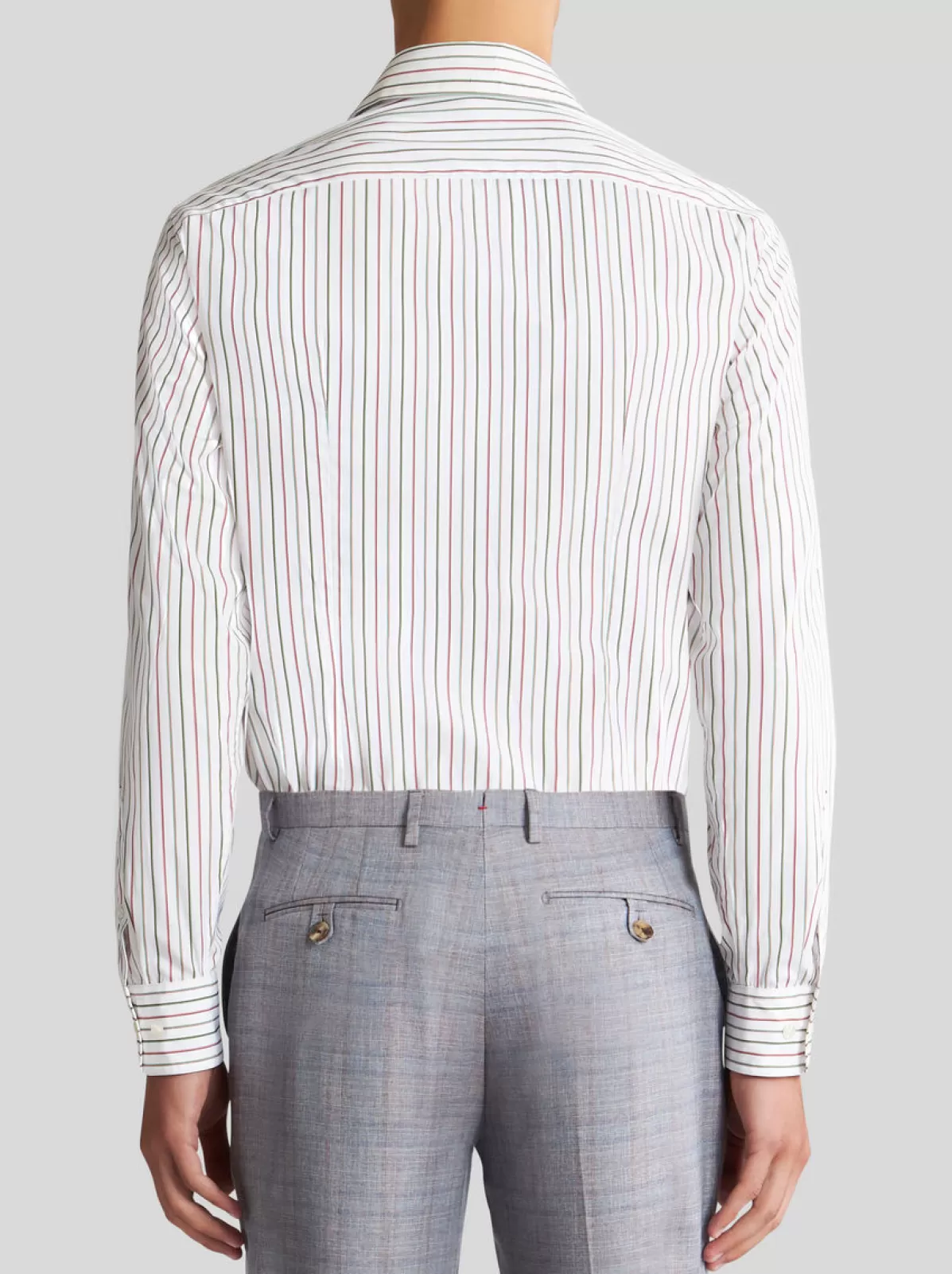 Uomo Etro CAMICIA A RIGHE MULTICOLOR CON LOGO |