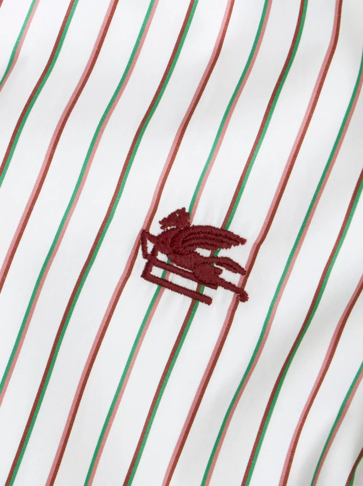 Uomo Etro CAMICIA A RIGHE MULTICOLOR CON LOGO |
