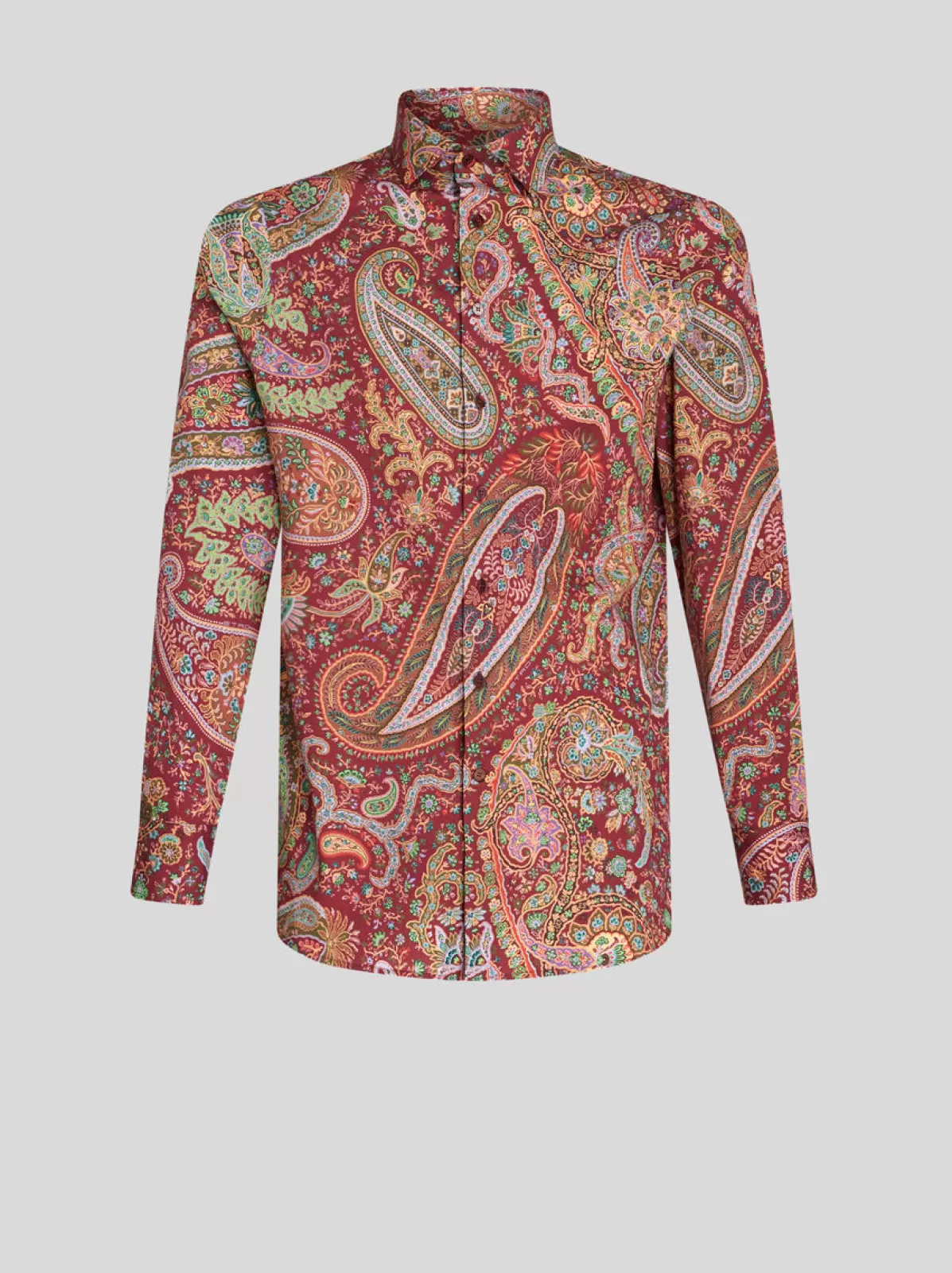 Uomo Etro CAMICIA IN COTONE CON MOTIVO PAISLEY |