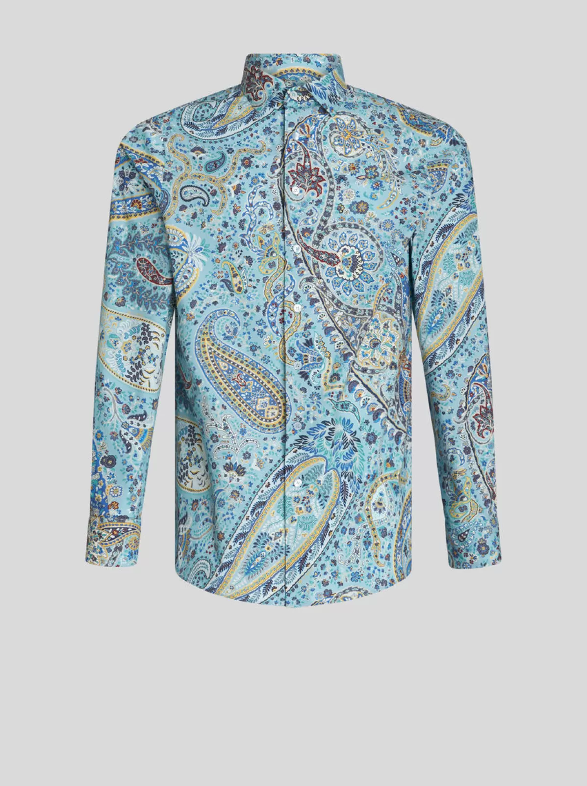 Uomo Etro CAMICIA IN COTONE CON MOTIVO PAISLEY |