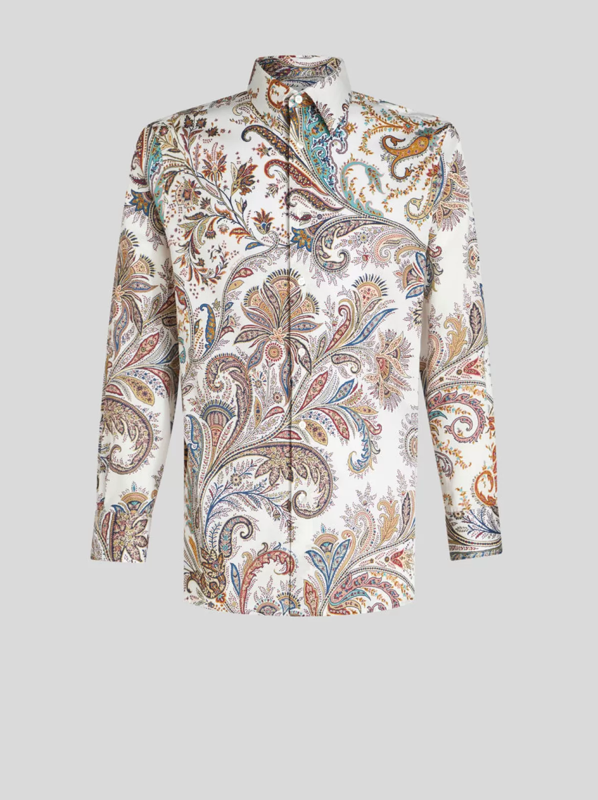 Uomo Etro CAMICIA IN COTONE CON MOTIVO PAISLEY |