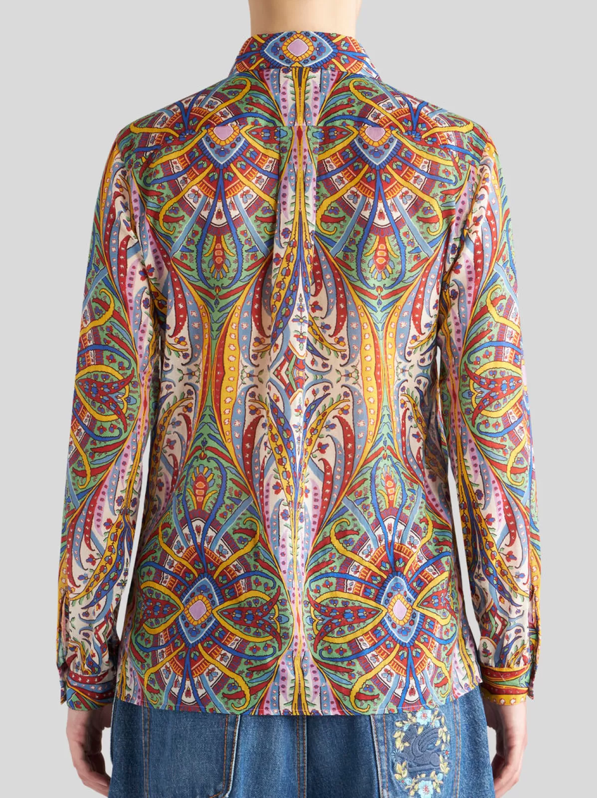 Donna Etro Camicia In Cotone Con Stampa | Donna | |