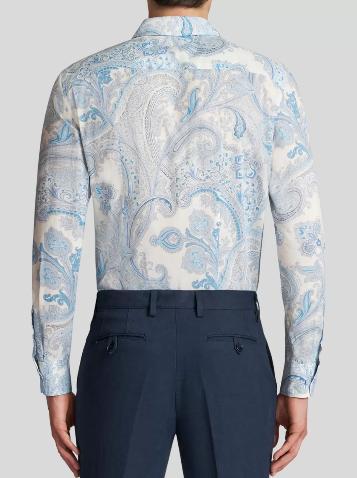 Uomo Etro Camicia In Cotone Con Stampa Paisley All Over | Uomo |