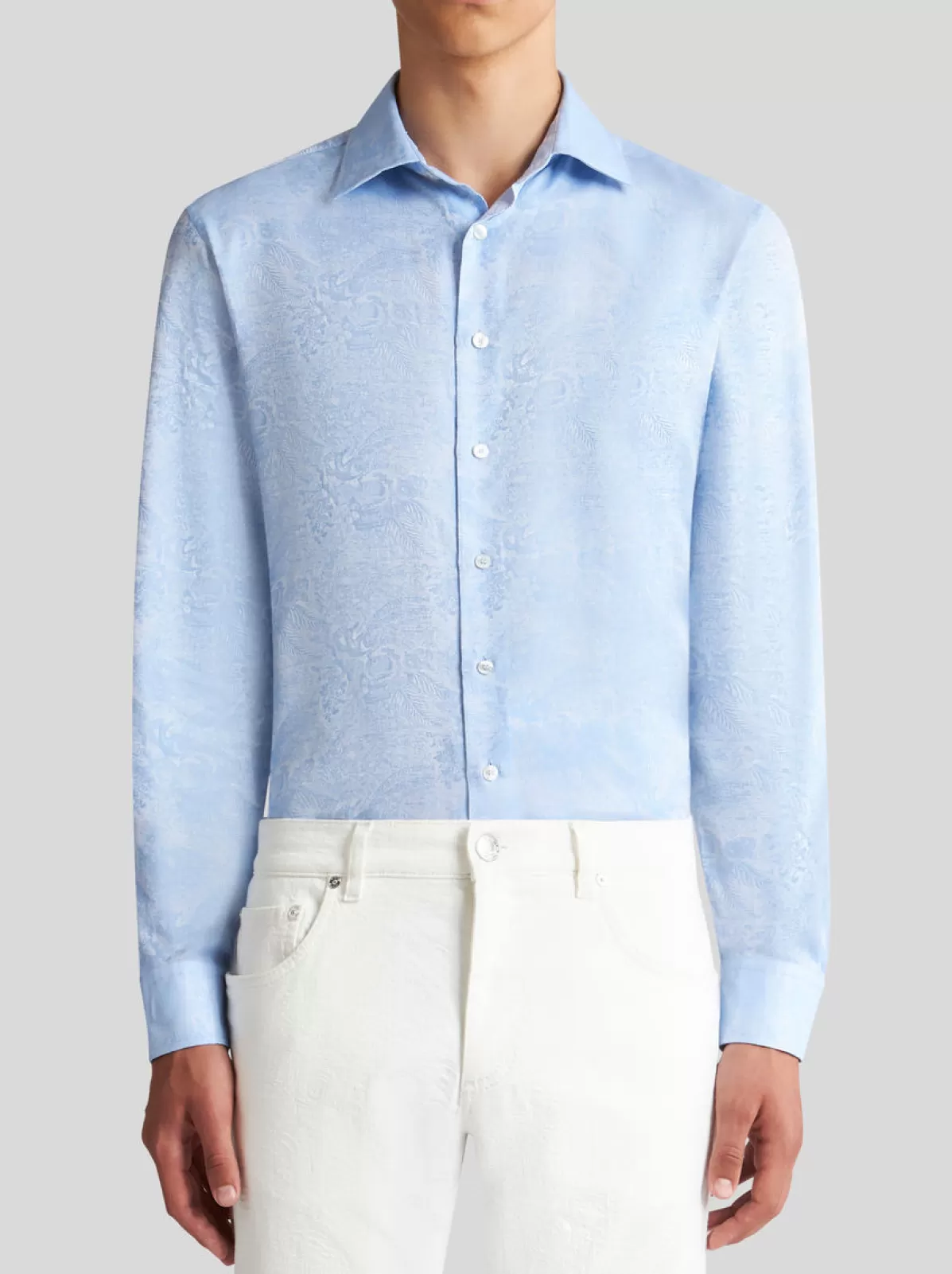 Uomo Etro CAMICIA IN COTONE JACQUARD |