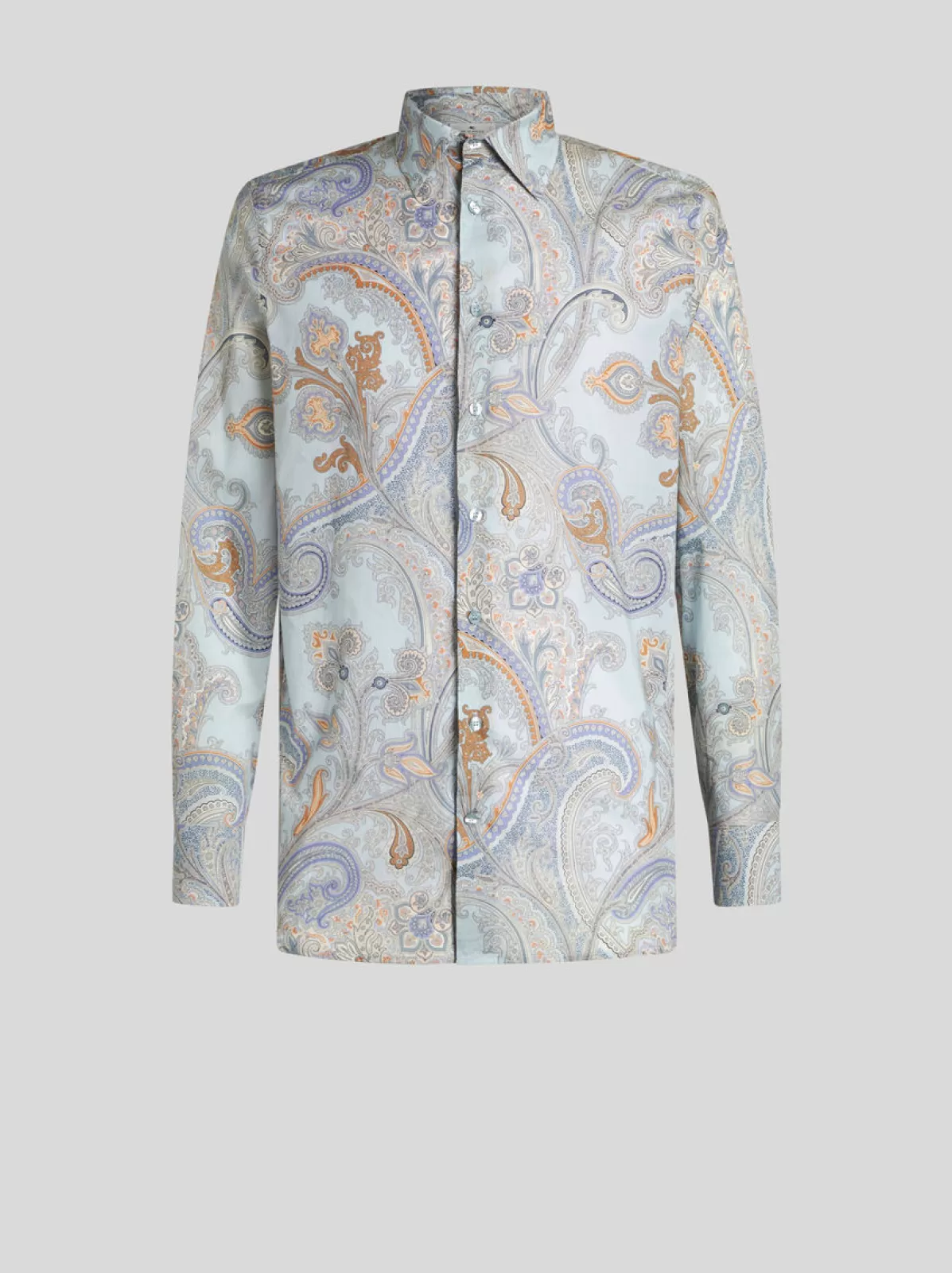 Uomo Etro Camicia In Cotone Paisley | Uomo | |