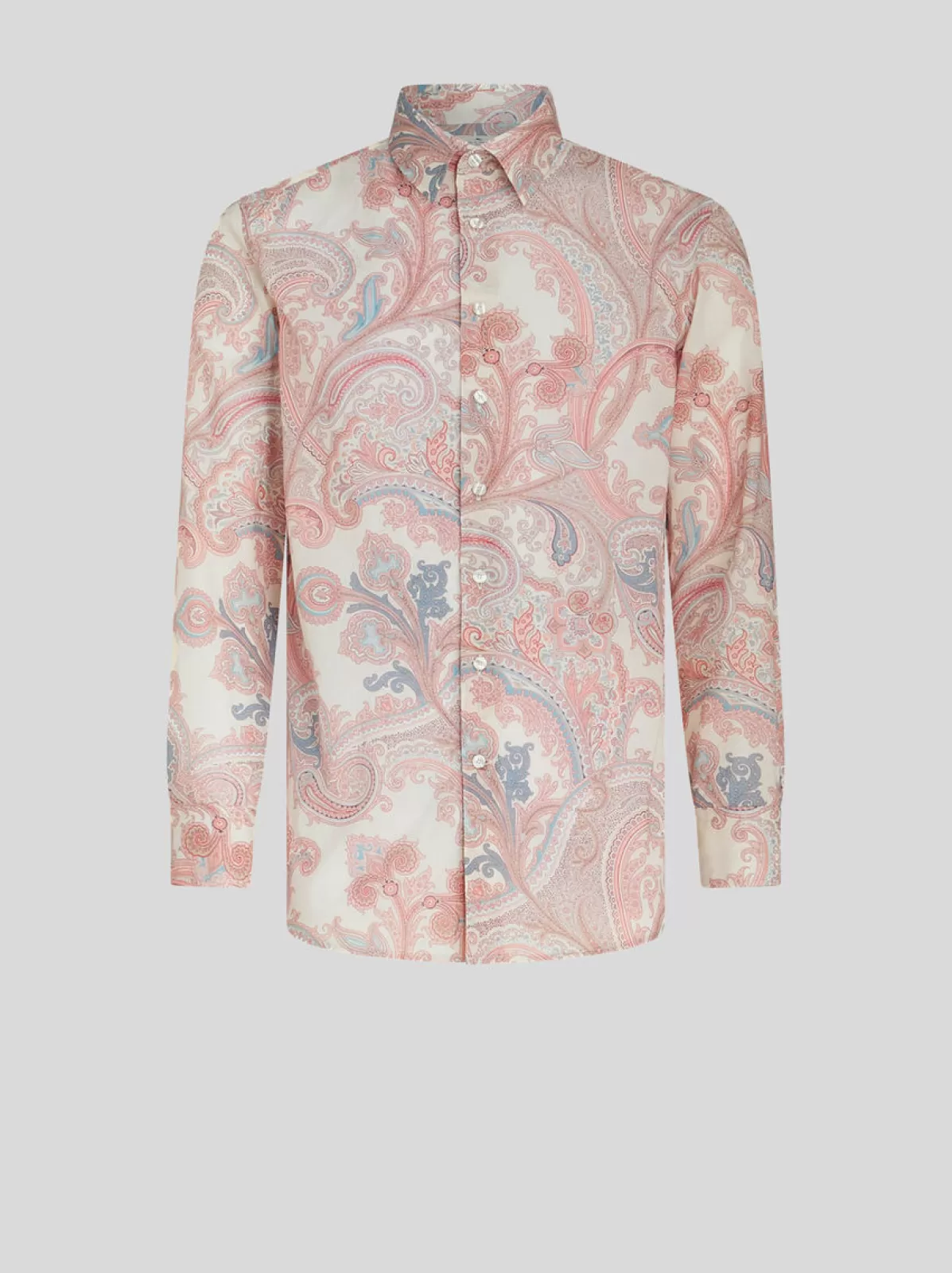 Uomo Etro Camicia In Cotone Paisley | Uomo | |