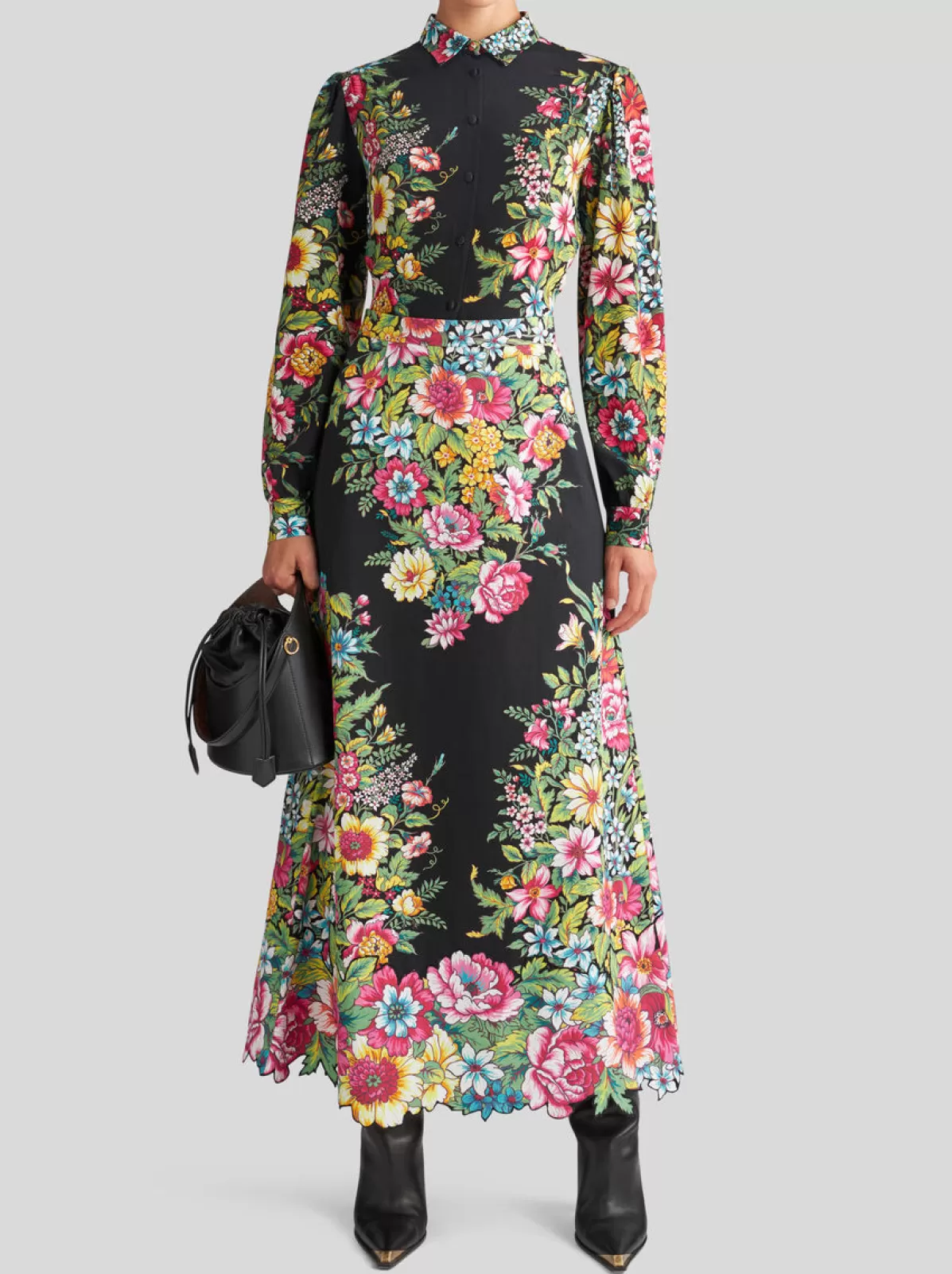 Donna Etro Camicia In Crêpe De Chine Con Stampa | Donna | |
