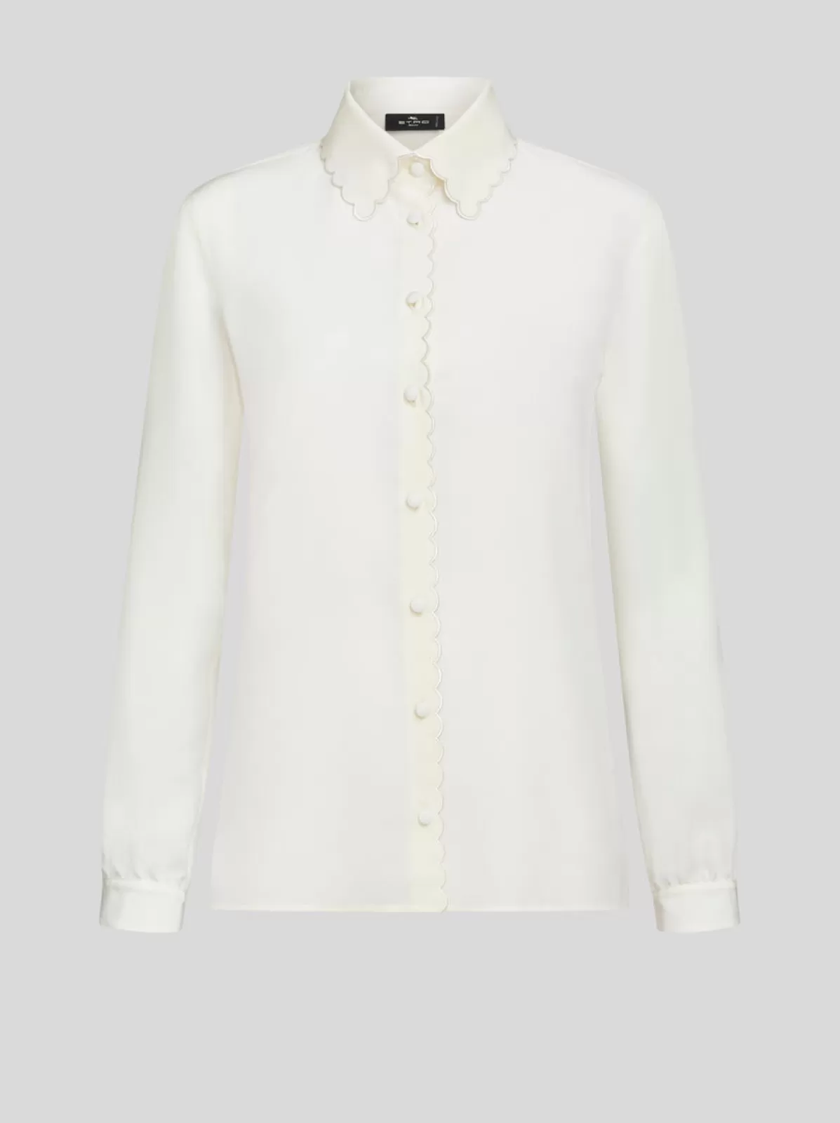 Donna Etro Camicia In Crêpe De Chine Di Seta | Donna | Bianca |
