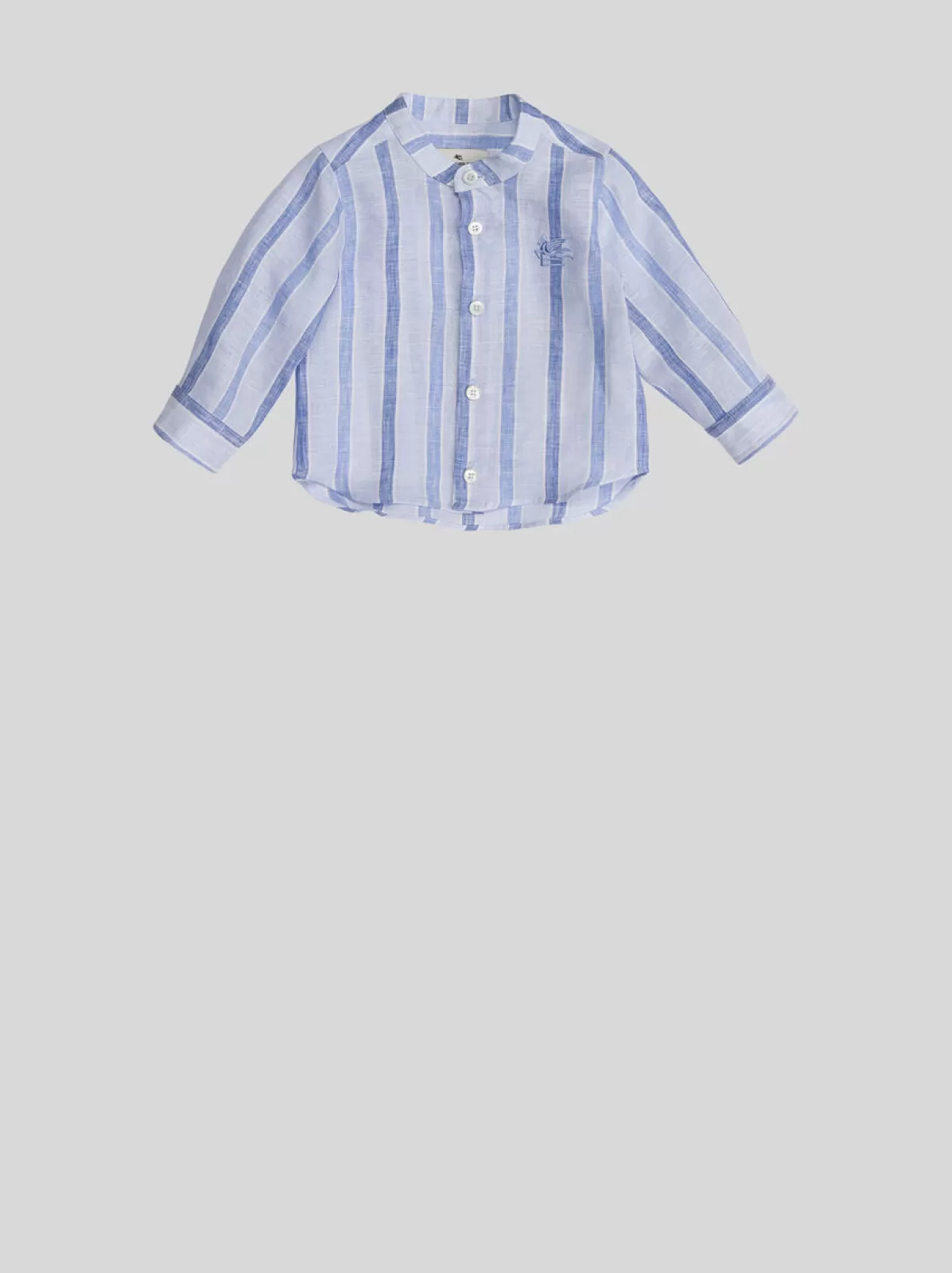 Bambino Etro CAMICIA IN LINO A RIGHE PER NEONATI |