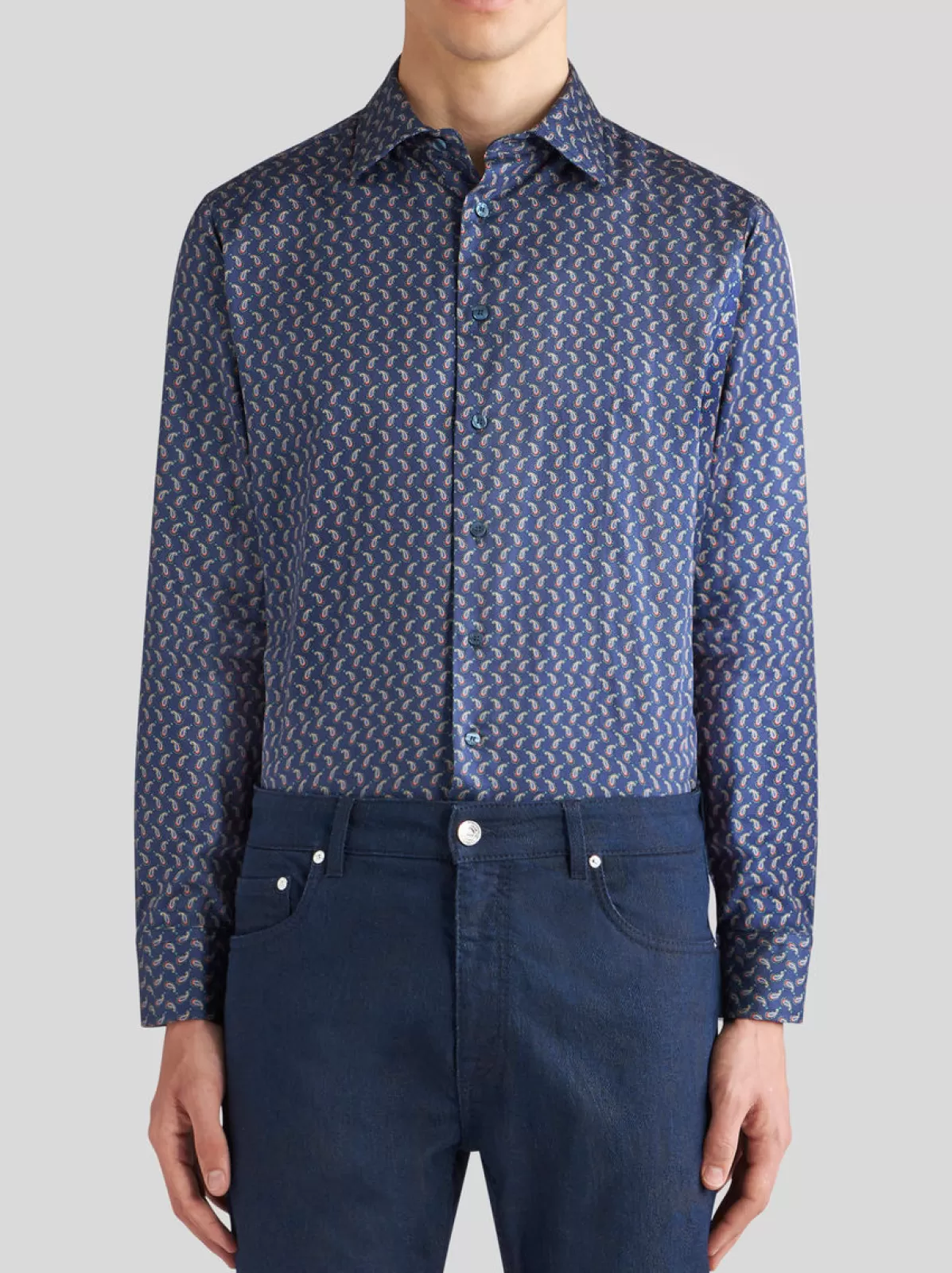 Uomo Etro CAMICIA MICRO PAISLEY |