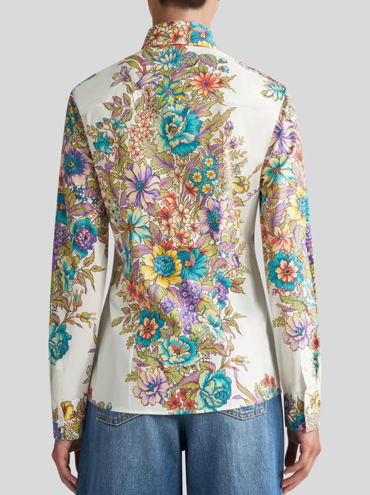 Donna Etro Camicia Slim Con Stampa | Donna | |