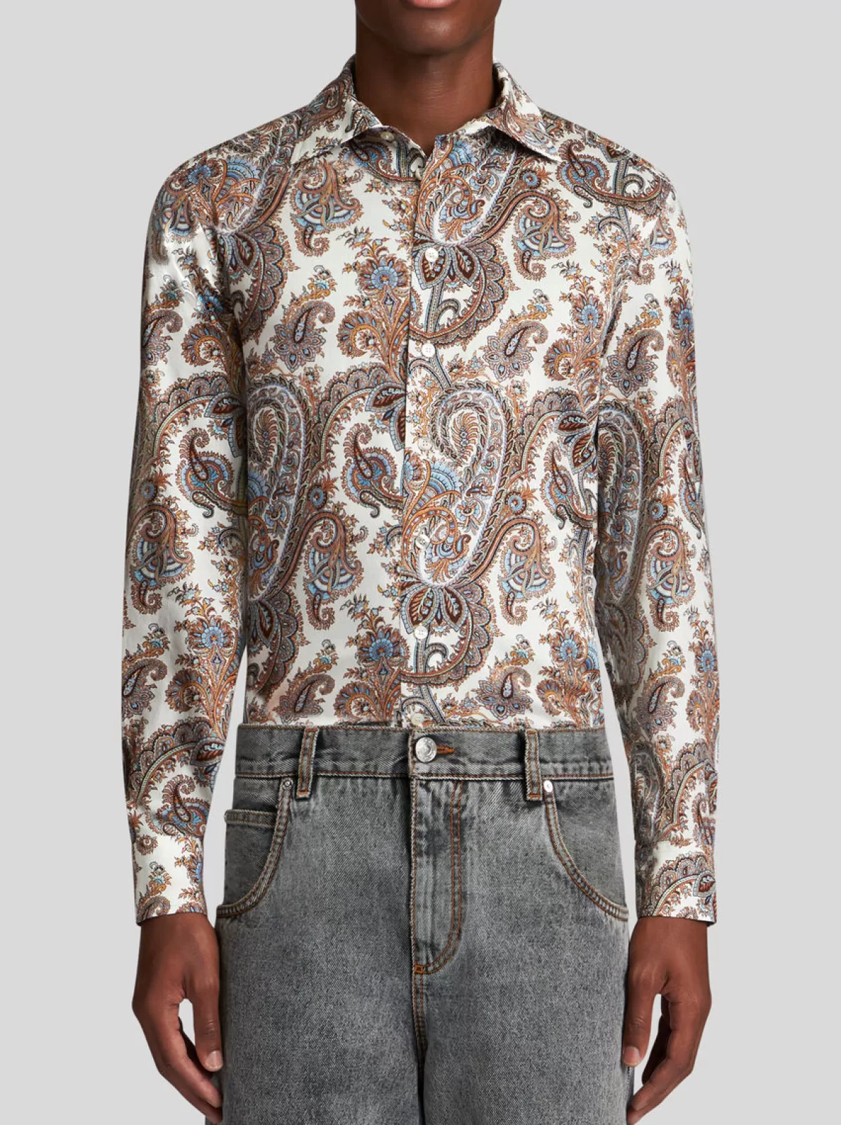 Uomo Etro Camicia Stampa Paisley | Uomo | |