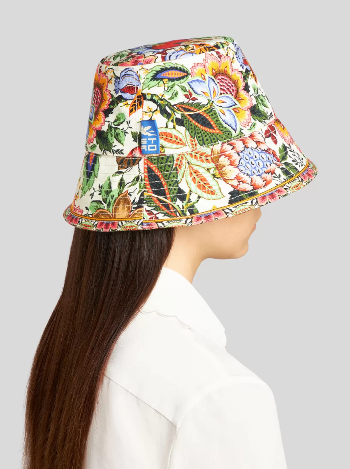 Donna Etro CAPPELLO BUCKET CON STAMPA |