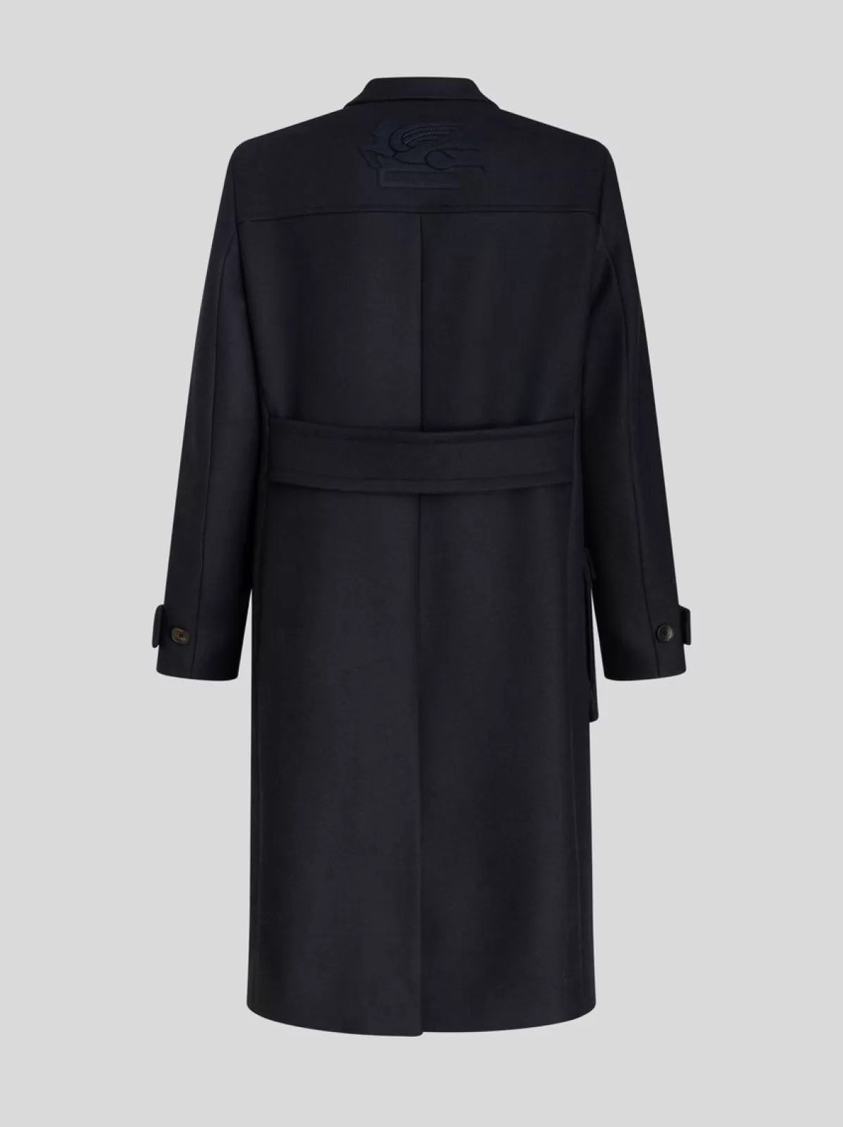 Uomo Etro Cappotto In Lana E Cashmere Con Rever A Lancia | Uomo |
