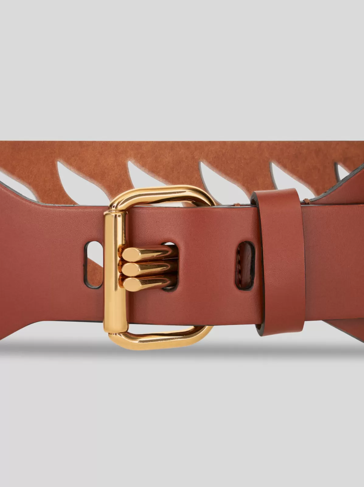 Donna Etro Cintura In Pelle Traforata Con Tre Ardiglioni | Donna | |