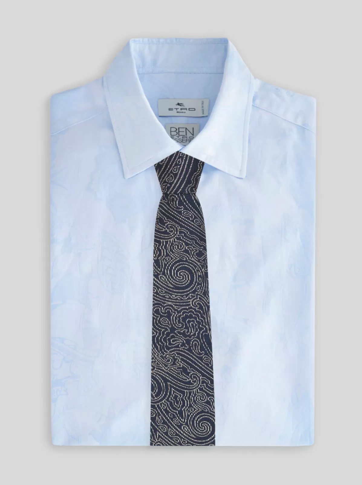 Uomo Etro Cravatta In Seta Con Motivi Paisley | Uomo | Blu |