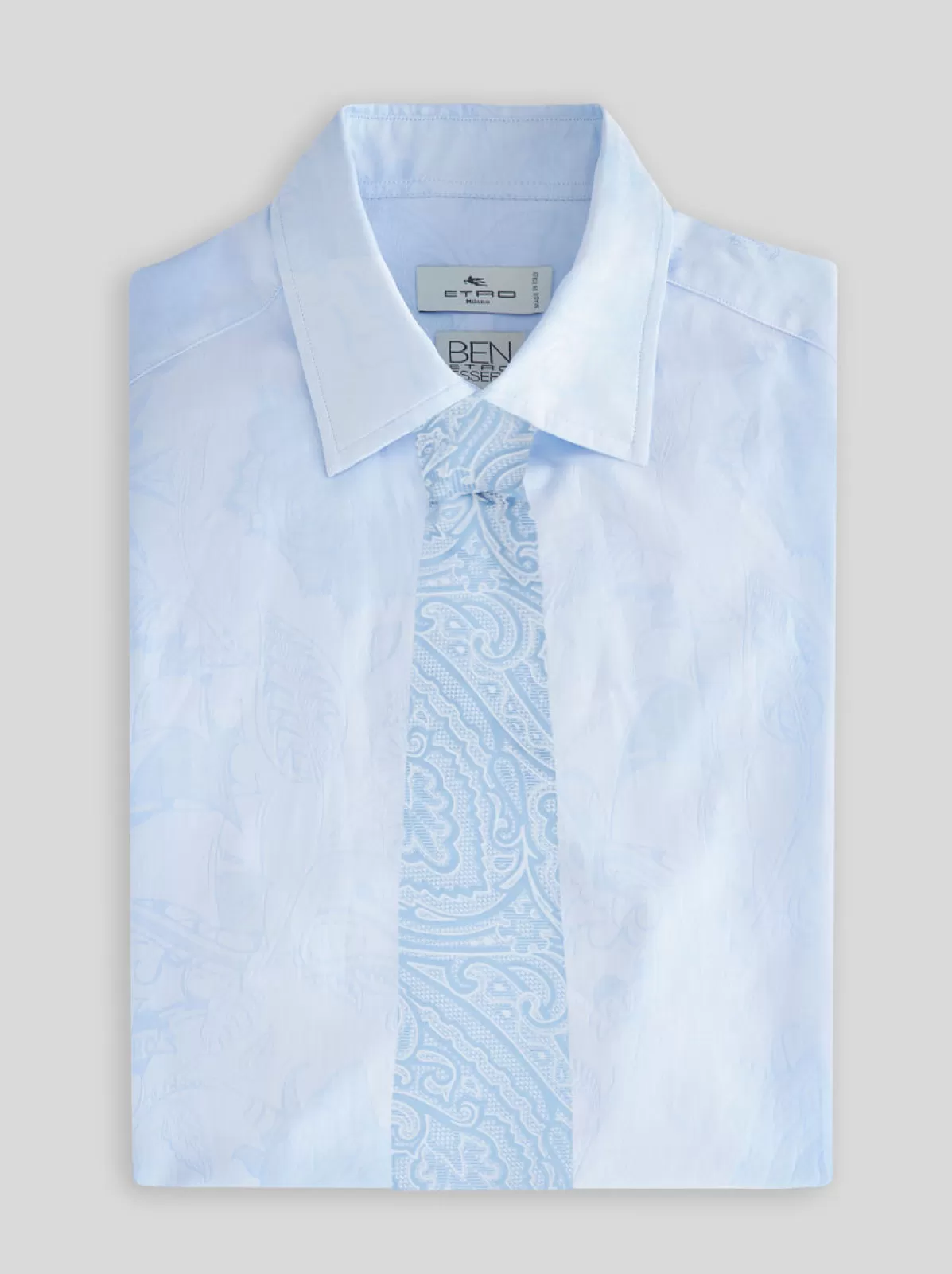 Uomo Etro Cravatta In Seta Jacquard Paisley All Over Tonali | Uomo |