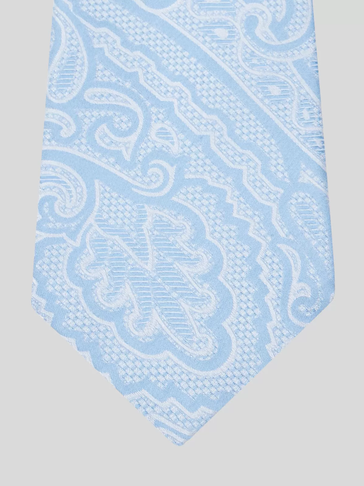 Uomo Etro Cravatta In Seta Jacquard Paisley All Over Tonali | Uomo |