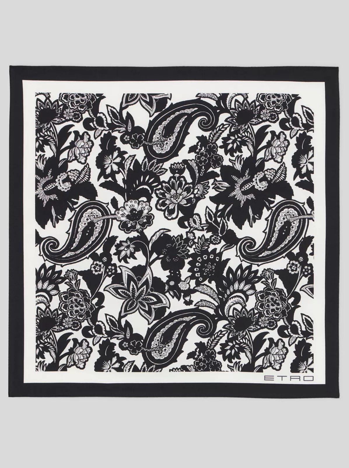 Uomo Etro Fazzoletto Da Taschino Con Stampa Paisley Floreali | Uomo |