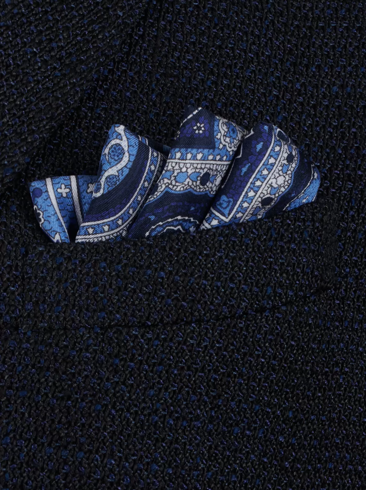 Uomo Etro Fazzoletto Da Taschino In Seta Con Stampa Paisley | Uomo |