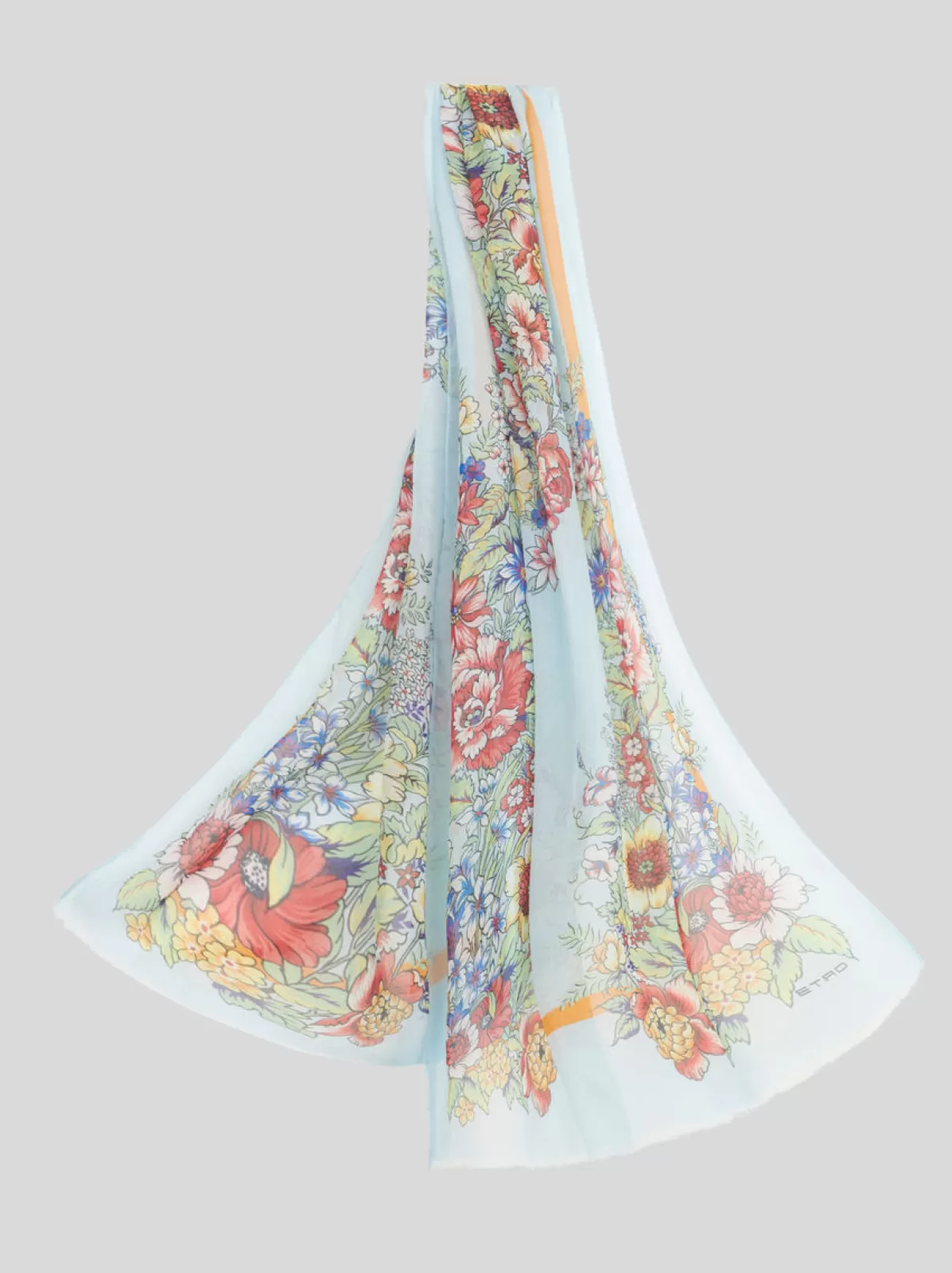 Donna Etro Foulard Floreale In Seta Da Donna |