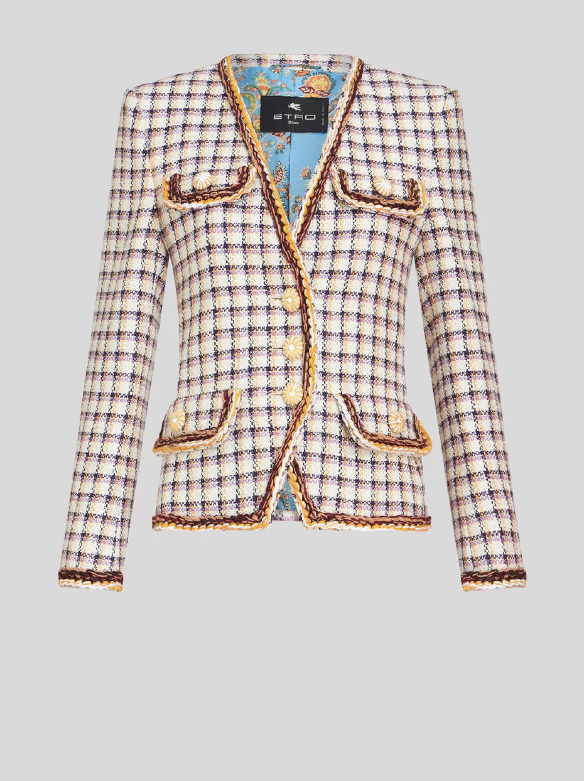 Donna Etro Giacca Check Jacquard | Donna | |