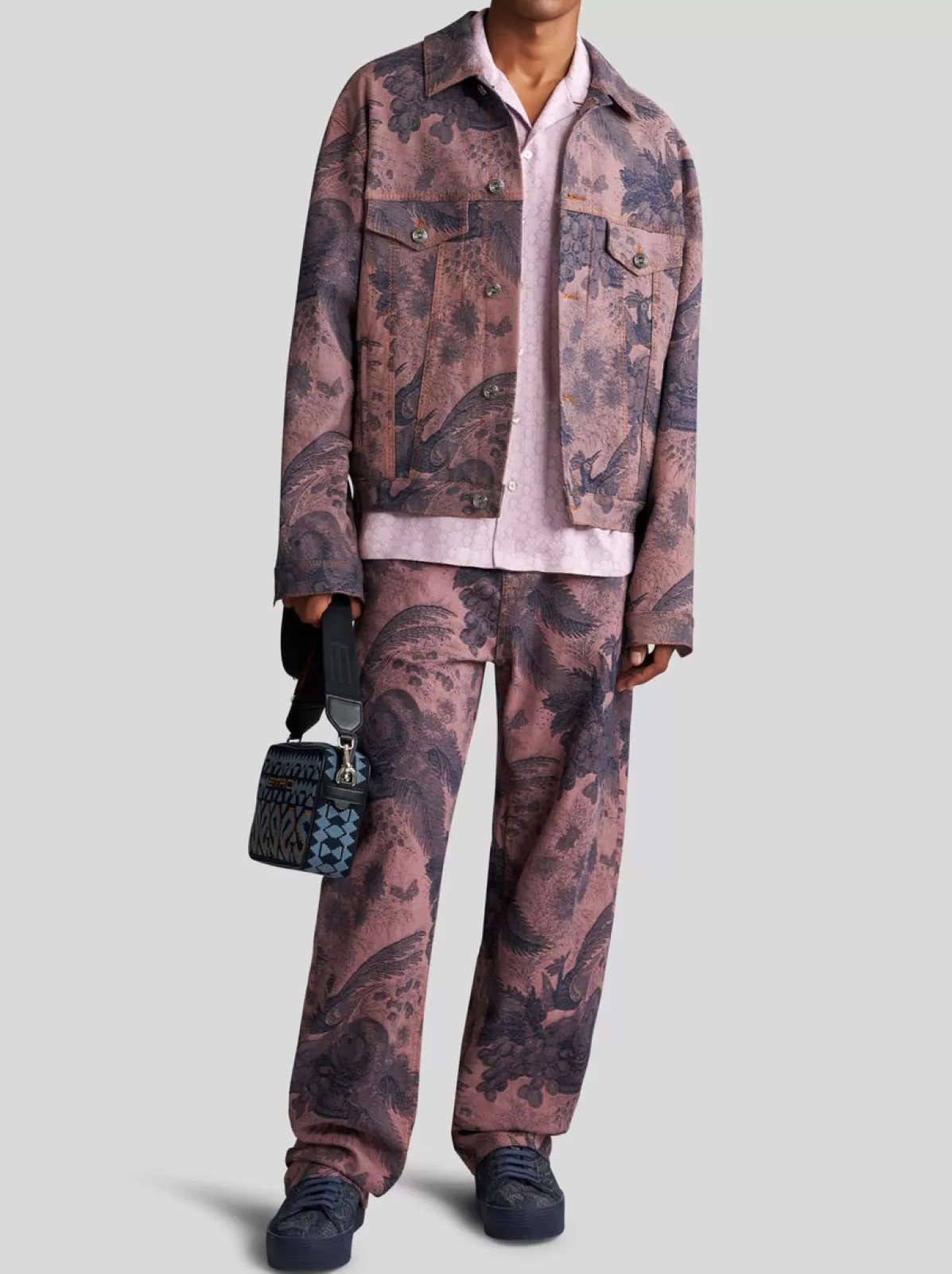 Uomo Etro GIACCA IN DENIM JACQUARD |