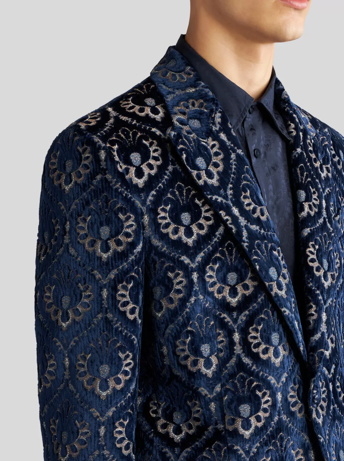 Uomo Etro GIACCA IN VELLUTO JACQUARD |