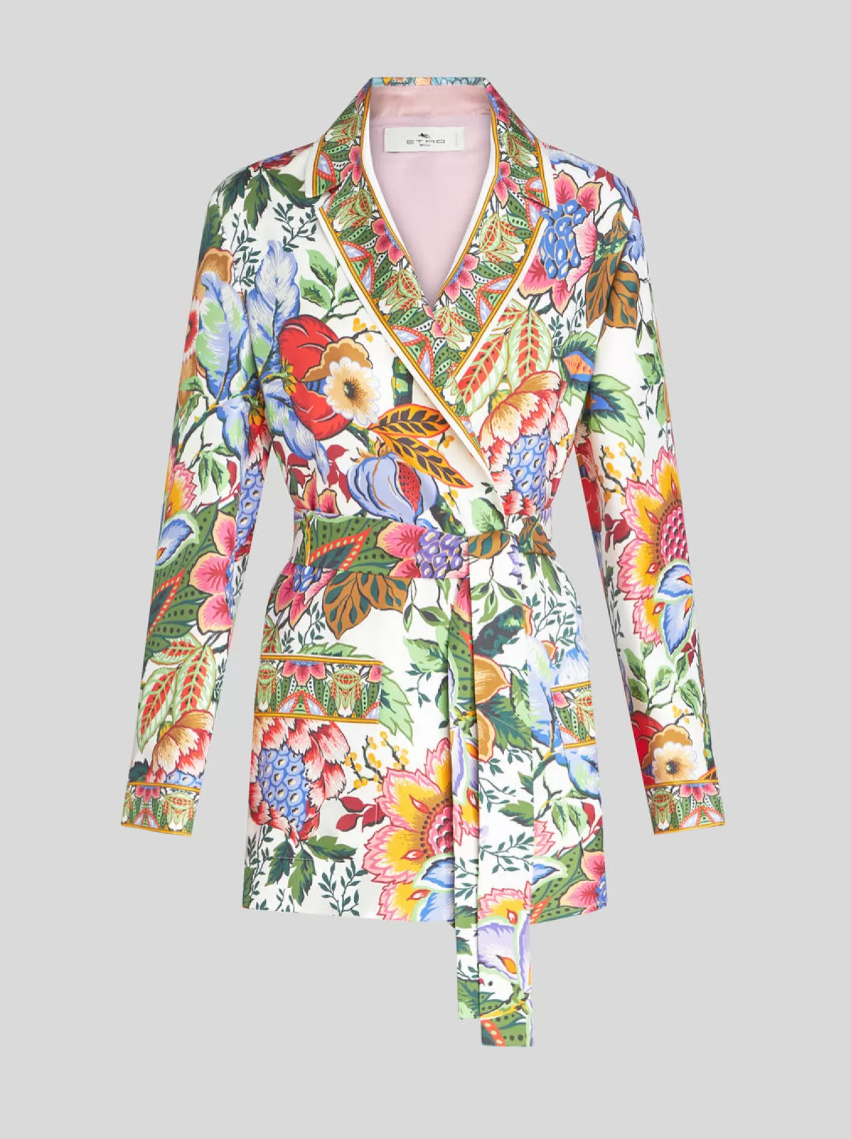 Donna Etro GIACCA VESTAGLIA IN TWILL STAMPATO |