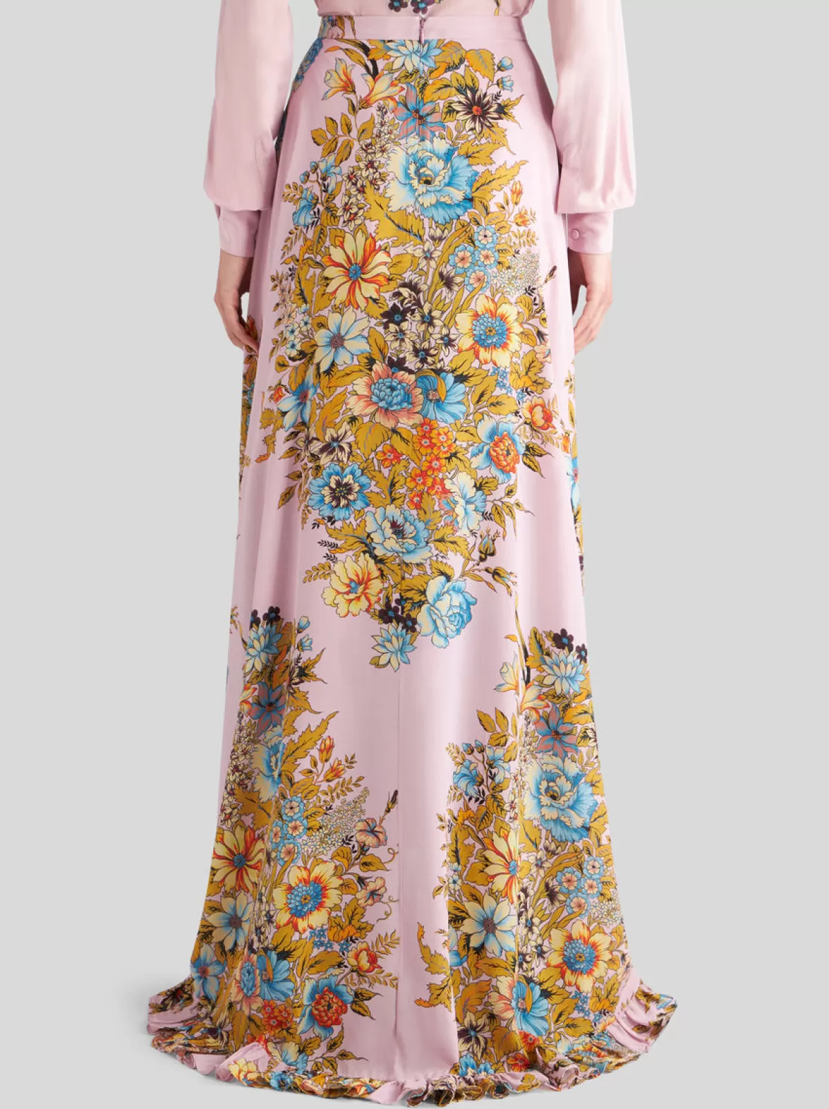 Donna Etro Gonna In Crêpe De Chine Con Stampa | Donna | |