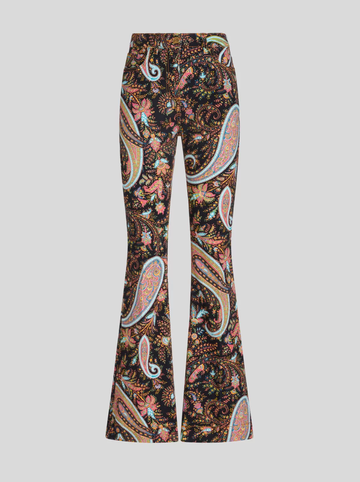 Donna Etro Jeans Flare Con Stampa Paisley | Donna | |